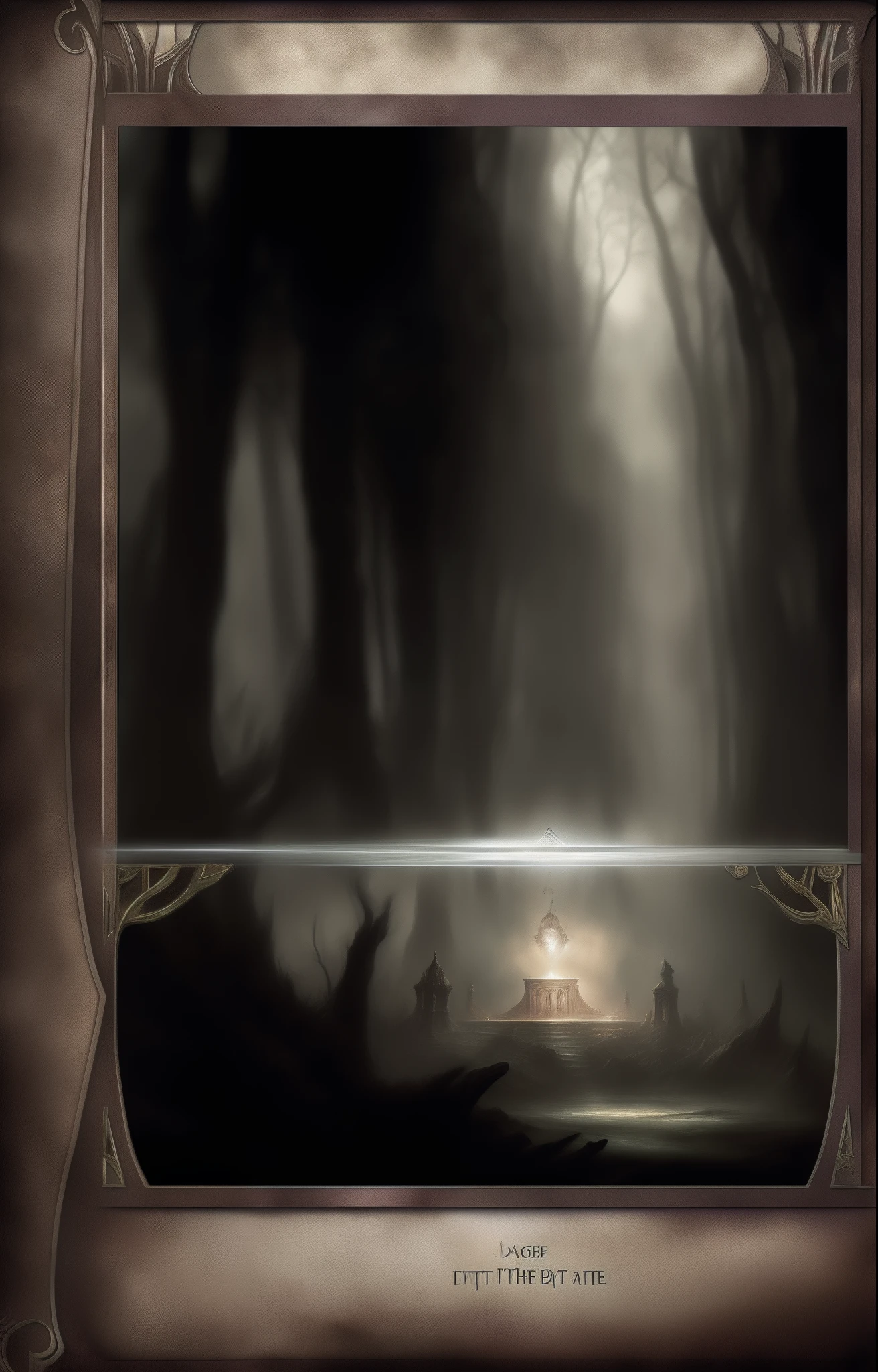 um close up de uma imagem de um porta-retrato com uma imagem, game overlay, card template, MTG Estilo Arte, full card design, trading card fond, tarot card layout, card back template, Magic Card, magic the gathering style, game card frame, fundo em branco, Tarot card background, Design para Magic the Gathering, whole card, card art, Background Story(solid)