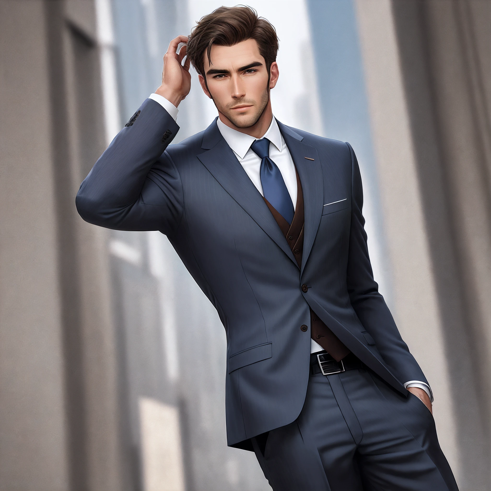 Handsome suit man