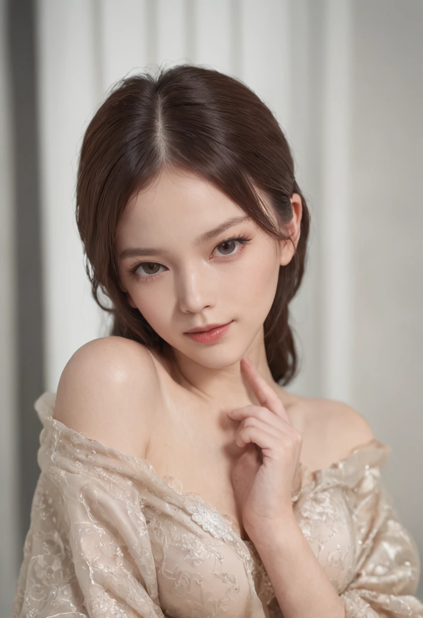 Best quality, Masterpiece, 超高分辨率, (photograph realistic:1.4), surrealism, Sexy woman all over