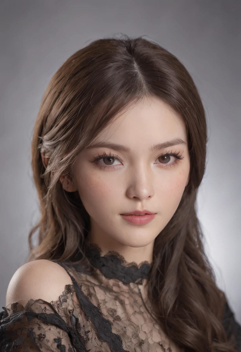 best qualtiy,tmasterpiece,超高分辨率(VirtualGirl-Aim)(Realistic1.2)(Photorealistic:2.0)Open black bathrobe,Lie flat on the table,full bodyesbian,Brown hair long,Very detailed facial features,Delicate facial expressions,taut skin,Bare body,spreads her legs apart,Spread your thighs apart,anatomically correst number of fingers, Over the knee black stockings 1.2