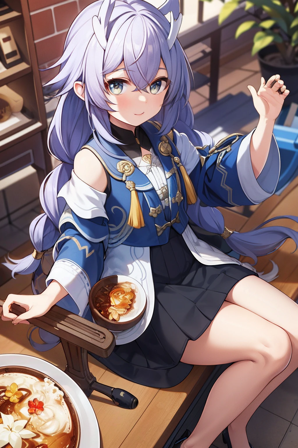 1girll,tmasterpiece,latte,Half realistic,,Shaders,Excellent texture work