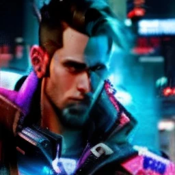 Cyberpunk handsome boy, realistic face, 8k