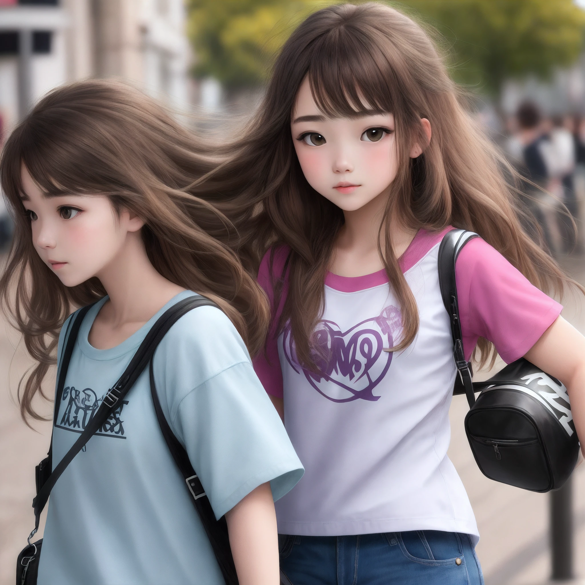 whaite hair,s girl