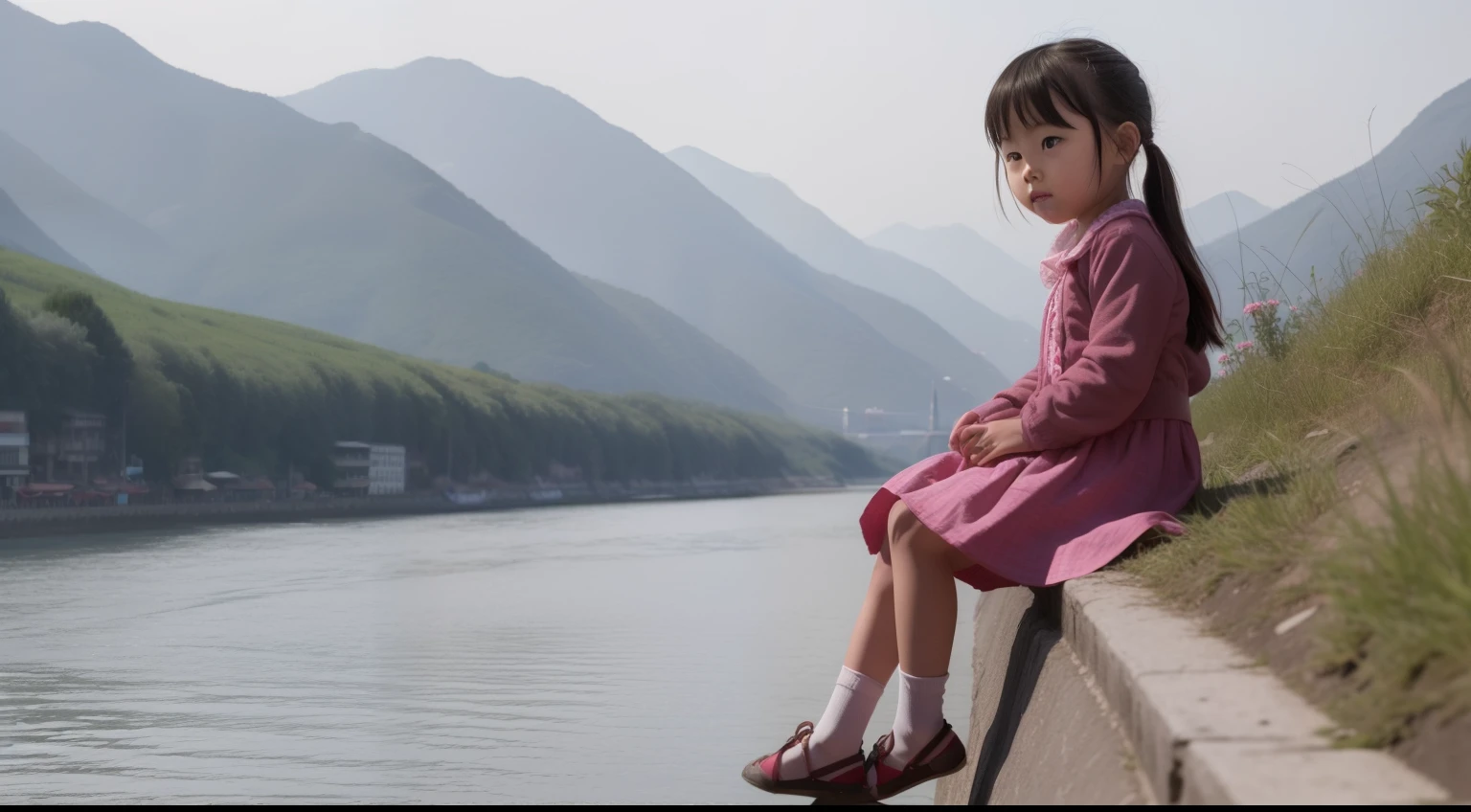 by the Yangtze River