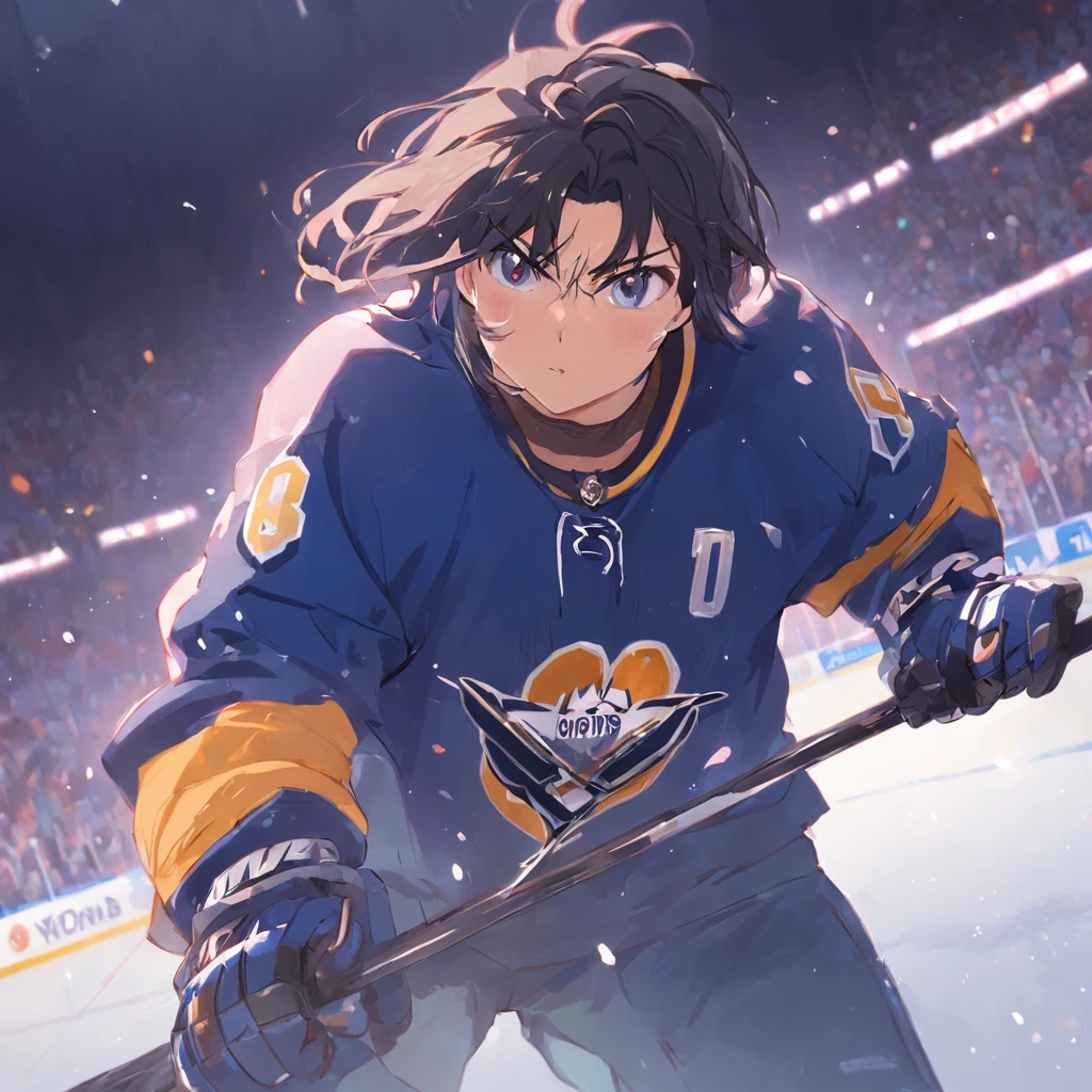 I'm standing at about 5'11", broad shoulders, Abdos toniques, thick thighs... Pardon, Did I mention that I play hockey?? Je suis assez bon dans ce domaine aussi. Anyway, I pretty much look at what you expect from a hockey player. Olive skin, long dark blue hair, et des yeux bleus frappants. I usually try to dress a little conservatively, mais il est difficile de cacher la marchandise, Tu sais. Beautiful male, gros renflement dans le pantalon, dark skinned, piercings, Men's bun hair