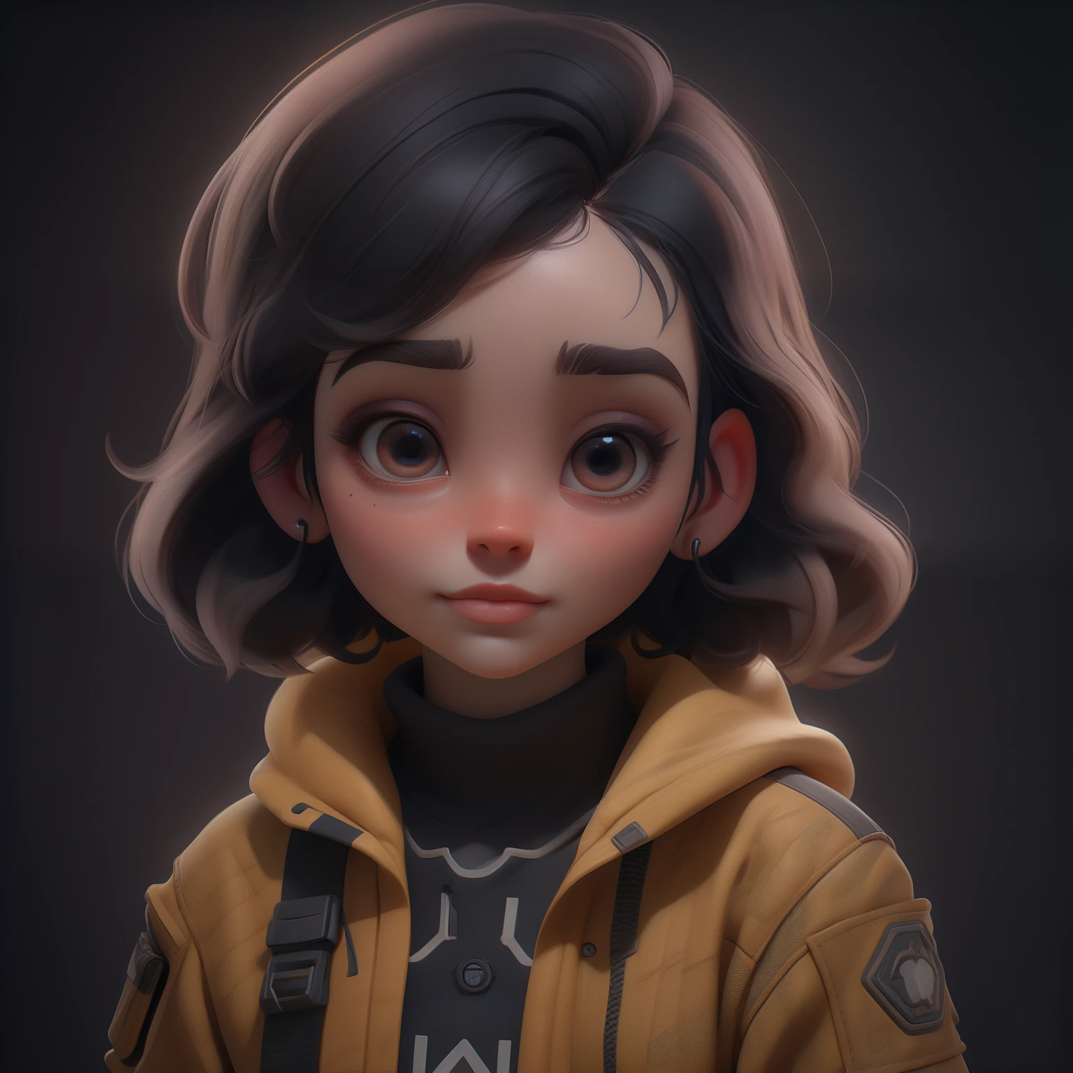 Pixar style little girl, 4k, 8k, unreal-engine, Octane Realistic Making by Cosmekonder, hdr, Picture of Kozmikonder, high-definition, symetrical face, volumetric lighting, Dusty fog, photos, Octane Render, 24mm, 4k, 24mm, dslr, highs quality, 60 fps, extremely realistic