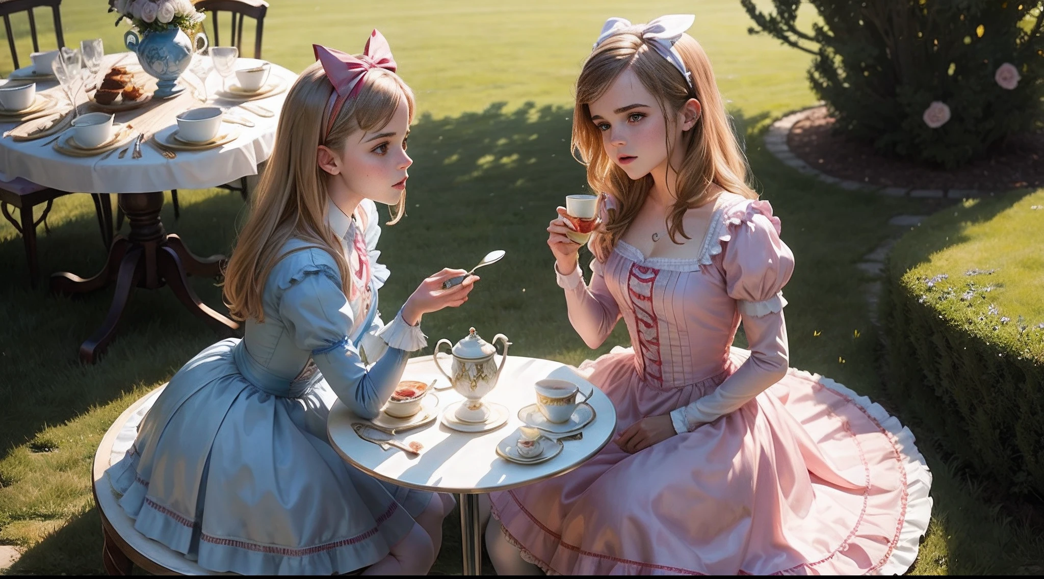 Alice in Wonderland in a World of Teeth (trabalho infantis )