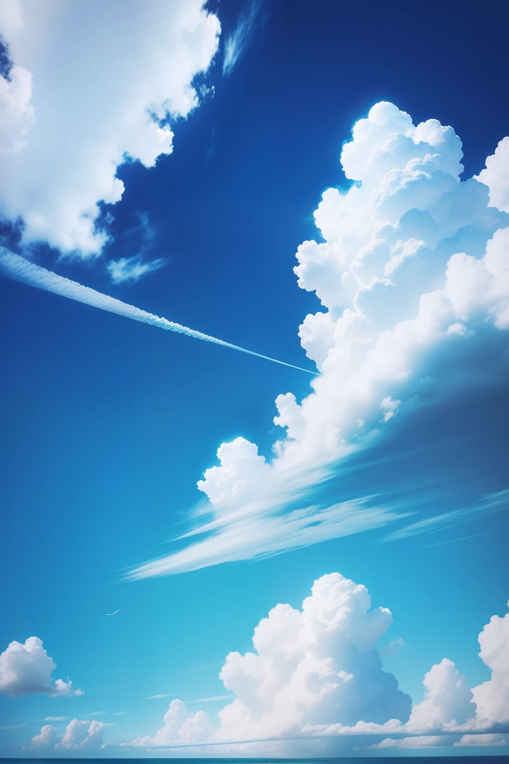 blue sky,