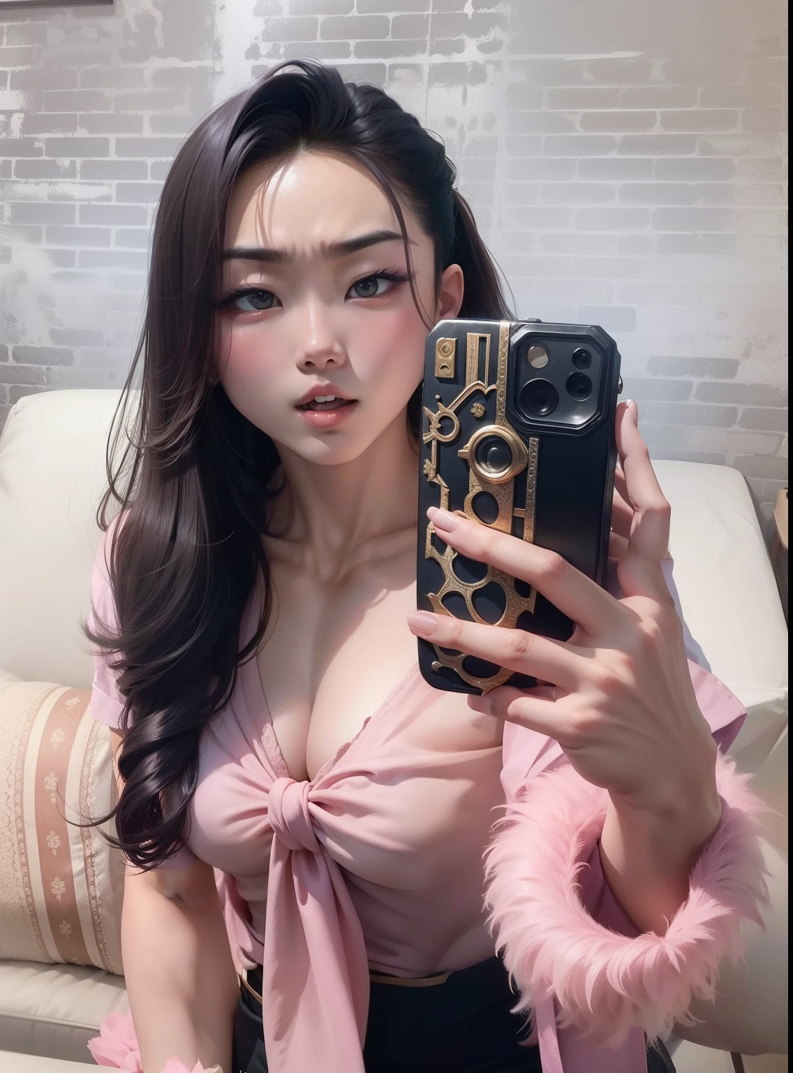 The chest is large,Raised sexy,比基尼