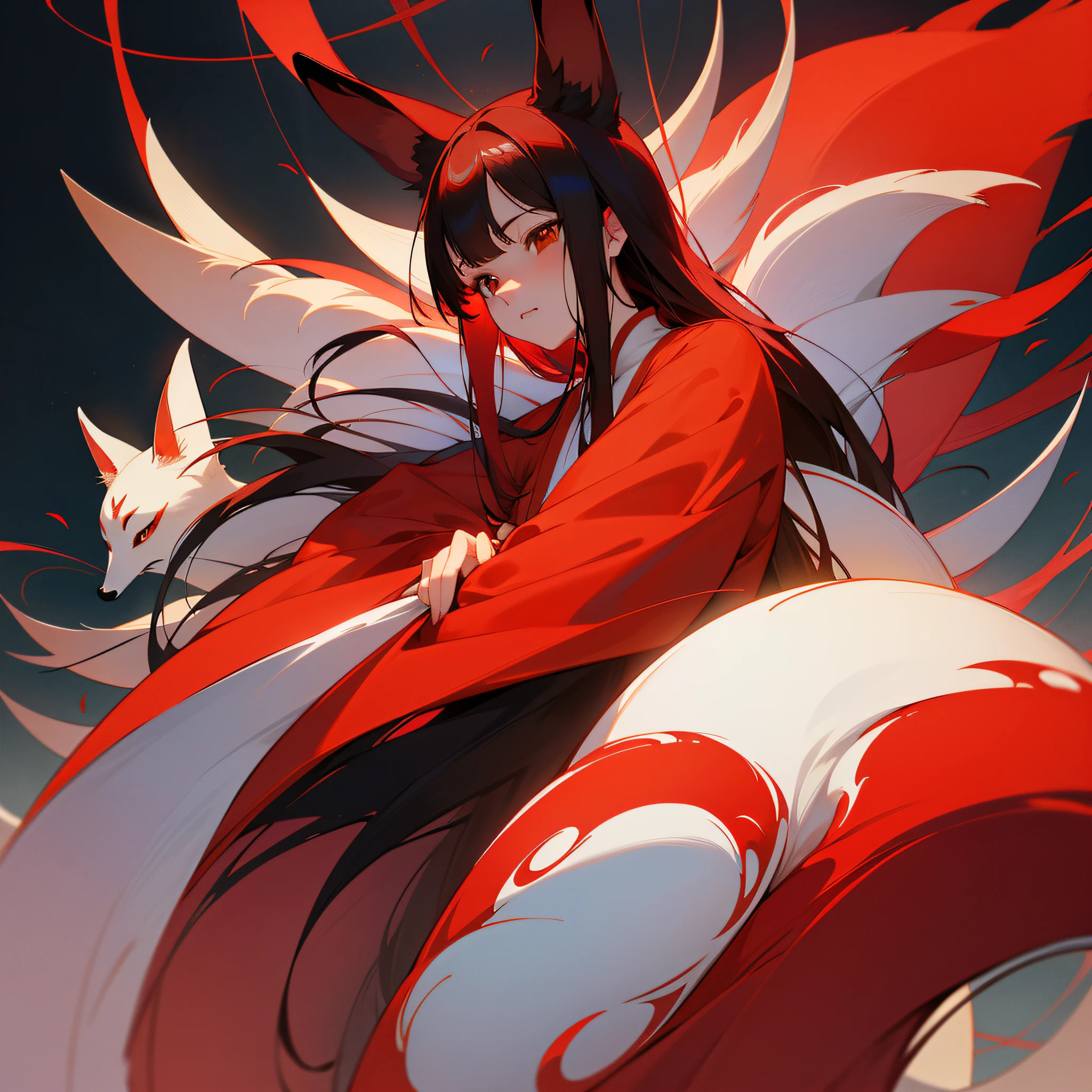 Close-up of red and white logo with red fox, avatar image, Hayao Miyazki, Hana Yata, Hannah Yata, kaguya ōtsutsuki, Logo", Ai Yazawa, Asao Urata, Kawaai, Avatar for the site, based on Kawabata Ryushi, yamato, Logo, Logo