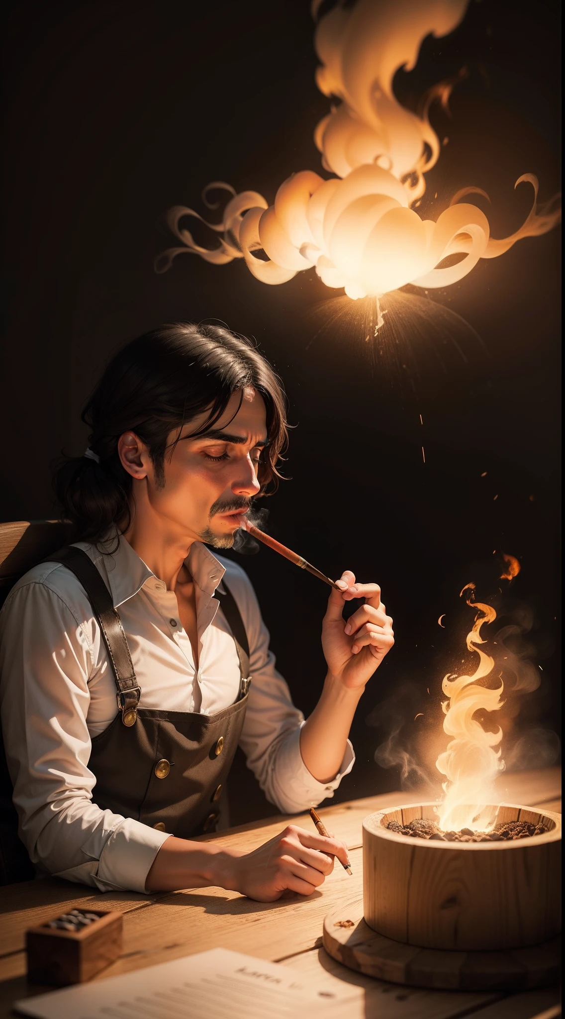 FUMANTE BITUCA DE CIGARRO