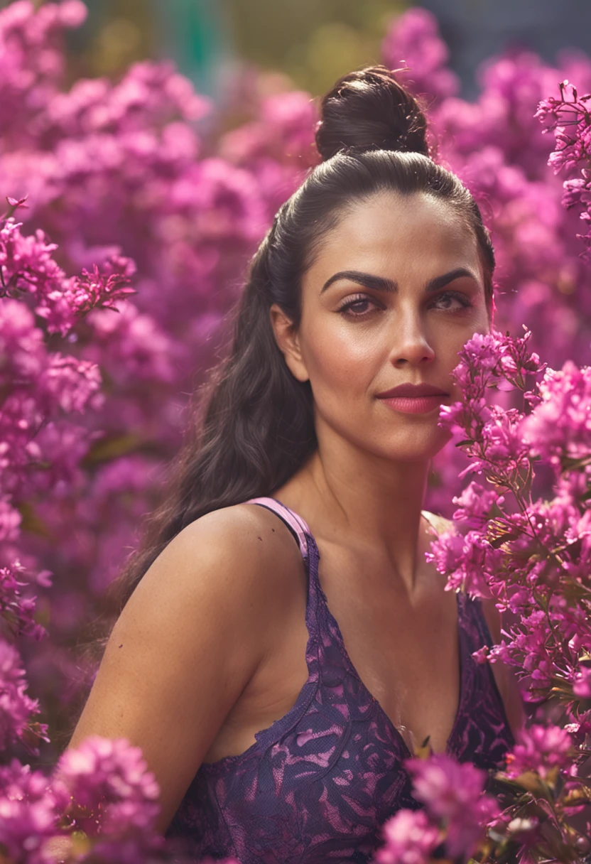 There's a woman sitting on a pink couch in front of a wall, imagem de perfil, Malika Favre, Marischa Becker, Directed by: Andrée Ruellan, Mulher de 30 anos de Cuba, Alana Fletcher, tomada em 2 0 2 0, Karolina Cummings, Directed by: Daphne Allen, Directed by: Emma Andijewska, victoria siemer