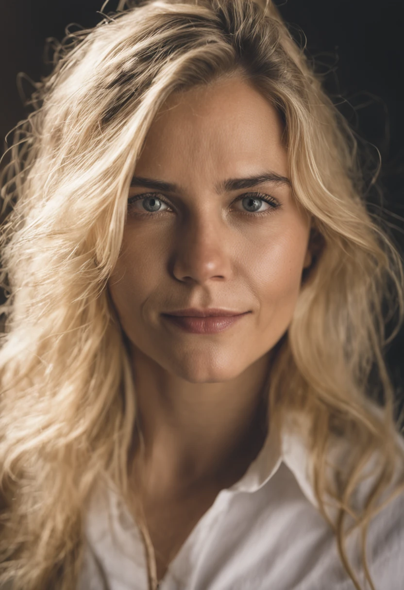 Blonde woman with long hair and white shirt staring at camera, Nahaufnahme der blonden Frau, blonde and attractive features, blonde schwedin frau, Blonde Frau, A photograph of a beautiful woman, attraktive Frau, junge blonde frau, beautiful blonde woman, a girl with blond hair, Bilder von Frauen, Beautiful rounded face, attraktive junge frau, portrait of a beautiful model、infp junge frau、Nach vorne gerichtet