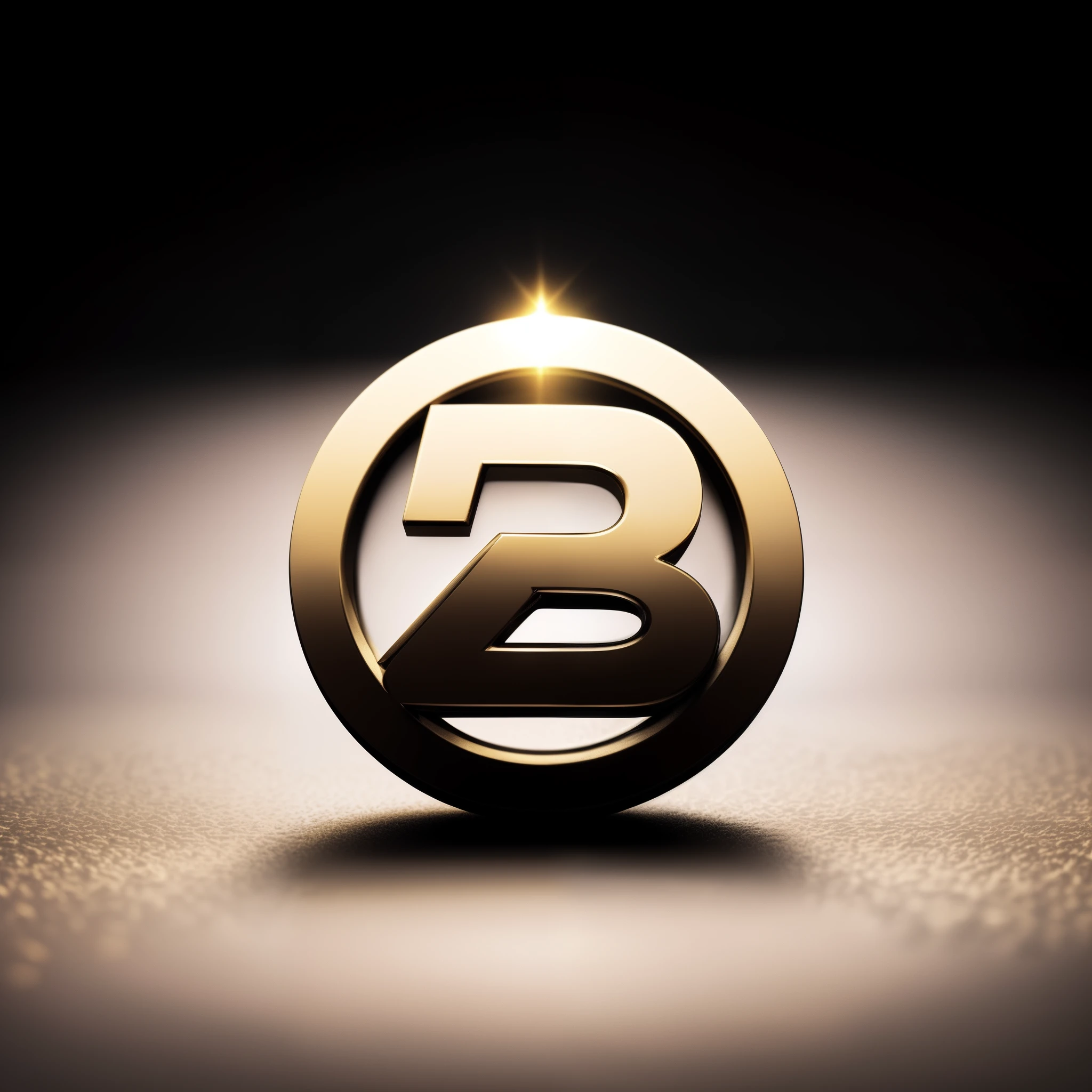 a golden bitcoin symbol on a black background, made of polished broze, 3 d logo, bw 3 d render, made in bronze, made of bronze, rendered in keyshot, bronze, bronze poli, designed in blender, 2d solid shape logo, 2 d logo, depicted as a 3 d render, golden number, rounded logo, rendered in cinema4d