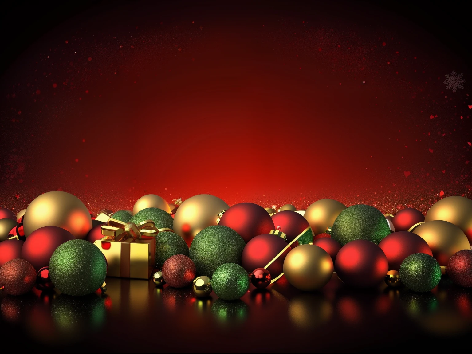 Abstract 3D Christmas Background, gran detalle y calidad extrema