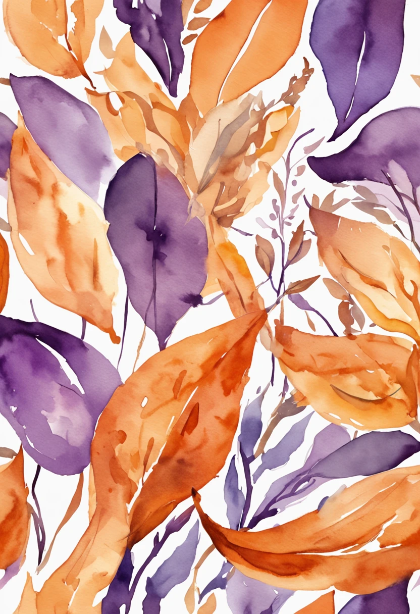 master part,melhor qualidade,papel de parede 8k,(Realistic:1.3), An abstract work of organic forms in laranja e violeta colors, ultra-detalhado,illustration,best ilumination,melhor sombra, An abstract work with neutral colors and organic shapes