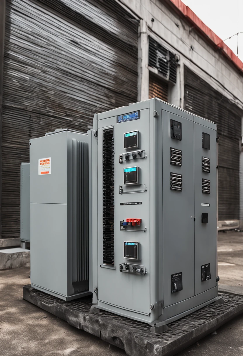 automatic voltage regulator 3 phase in the office protecting equipment from voltage surges