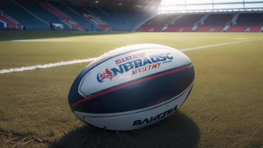 Rugby Ball, masterpiece,top-quality,Realistic,Match venue