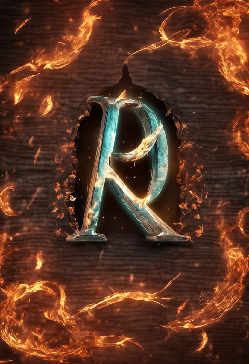 The word Eden writing in a letter of fire, sem antecedentes, 8k, high resolution