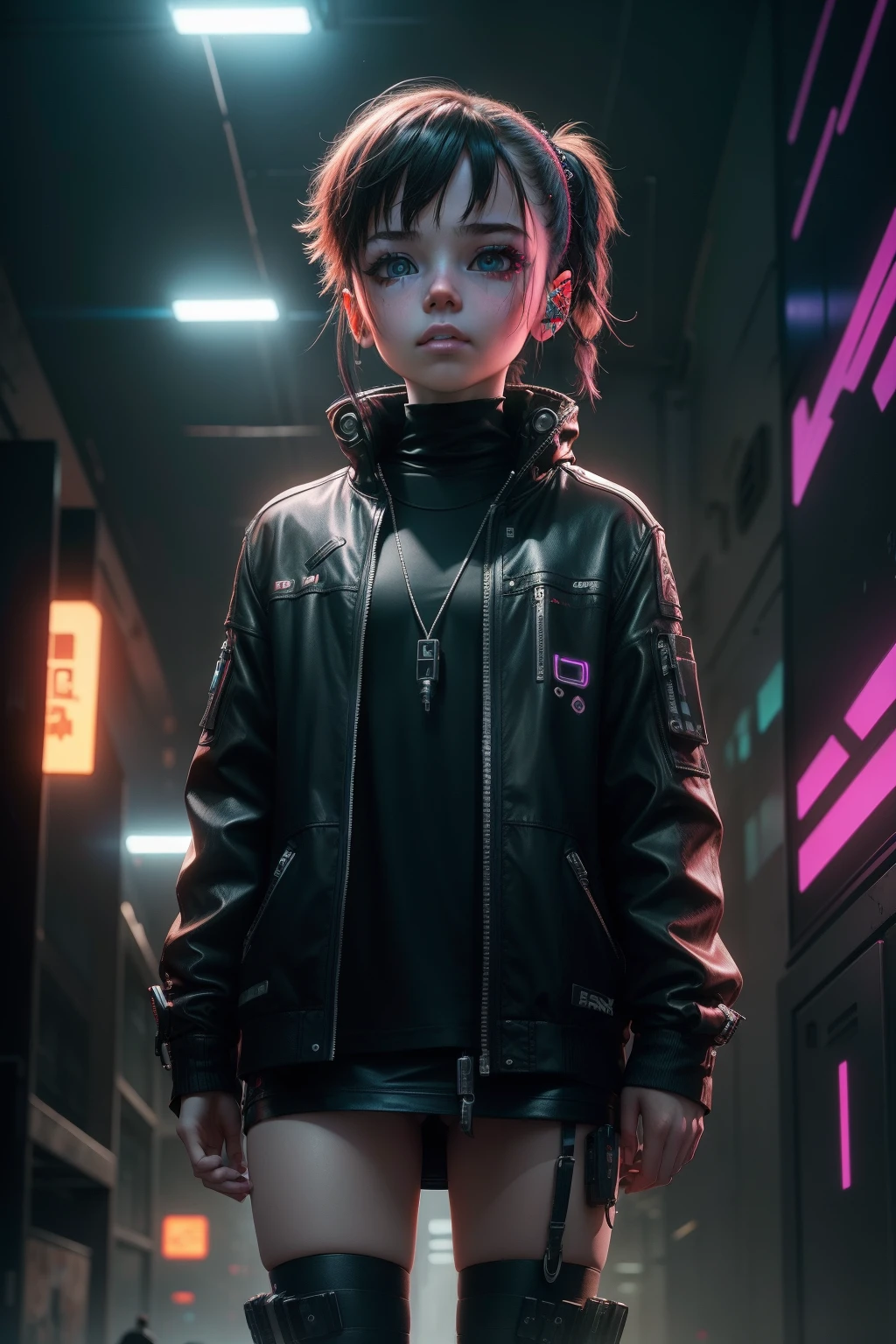 There's a Techno Child, cyberpunk