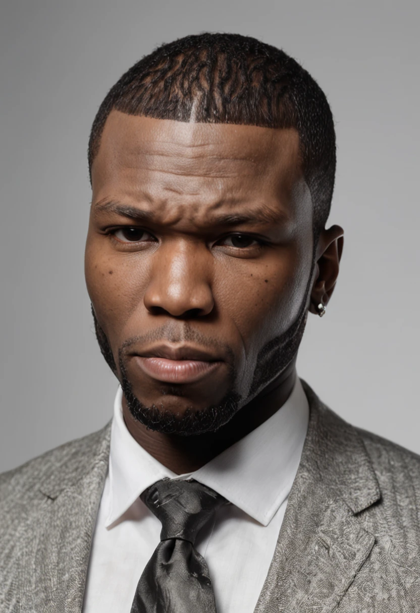 50 cent fumando ??????? preto e branco camisa escrito NQT