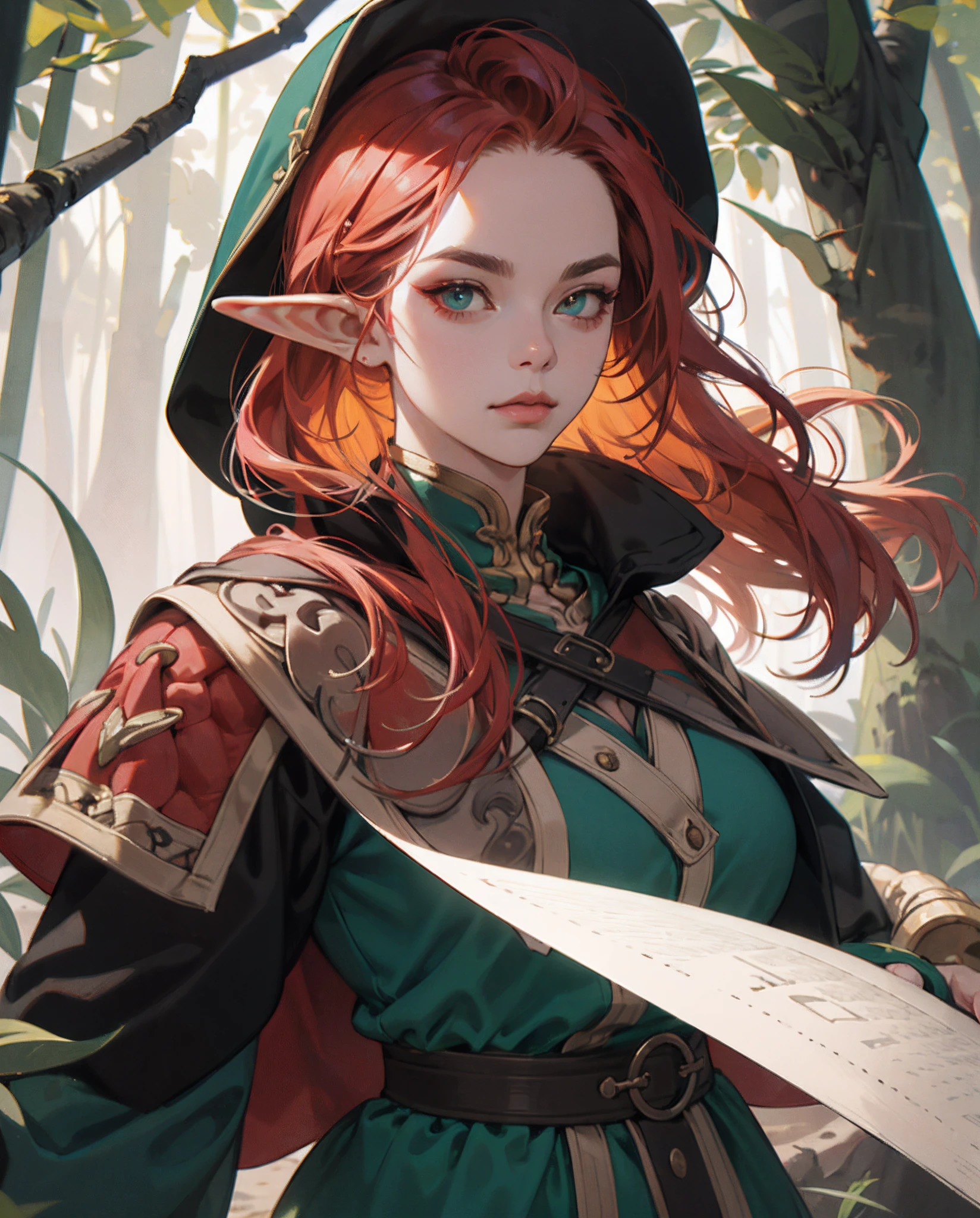 gnome, green, female, red hair, pretty eyes, and white skinArte colorida RAW de alto detalhe, animification, red hair with braids, hazelnut eyes, pele branca, ((Emma Stone as an elf in the redwood forest)), retrato, orelhas de elfo, ((estilo cartoon)), ((Lord of the Rings) ), (bashful), mistic, elegante, rosto lindo, vestido de seda verde com capuz, Elven Forest, (pele detalhada, textura da pele), elfo, magical ambiance, (Muscle), (pele detalhada, textura da pele), detalhes intricados, detalhes finos , hiperdetalhado, ray tracing, Subsurface dispersion, lighting soft fuzzy, profundidade de campo rasa, por (Oliver Wetter) Atey Ghailan, por Jeremy Mann, Greg Manchess, Antonio Moro, trending on ArtStation, trend at CGSociety, Intrincado, Alto Detalhe, foco nítido , Dramatic and photorealistic painting art by Midjourney and Greg Rutkowski, bokeh no fundo, arco e flecha, lobos, melhor qualidade, obra-prima, retrato close up, 1girl, elven armor, dark hood over head, ao ar livre, natureza, deserto, olhar para o espectador, estilo modelshoot, Award-winning digital art by an Elven woman Ranger, totalmente vestida, em uma vila de fantasia, d&d, obra-prima, melhor qualidade, alto contraste, soft-lighting, retroiluminação, florescer, brilhos leves, chromatic aberration, suave, foco nítido, chubby, plump, curvilinea
INFO
Tamanho
1360X2048
Data
Jun 28, 2023
Kind
Upscale
DreamShaper
Comment(0)
Add Comment
Related recommendations