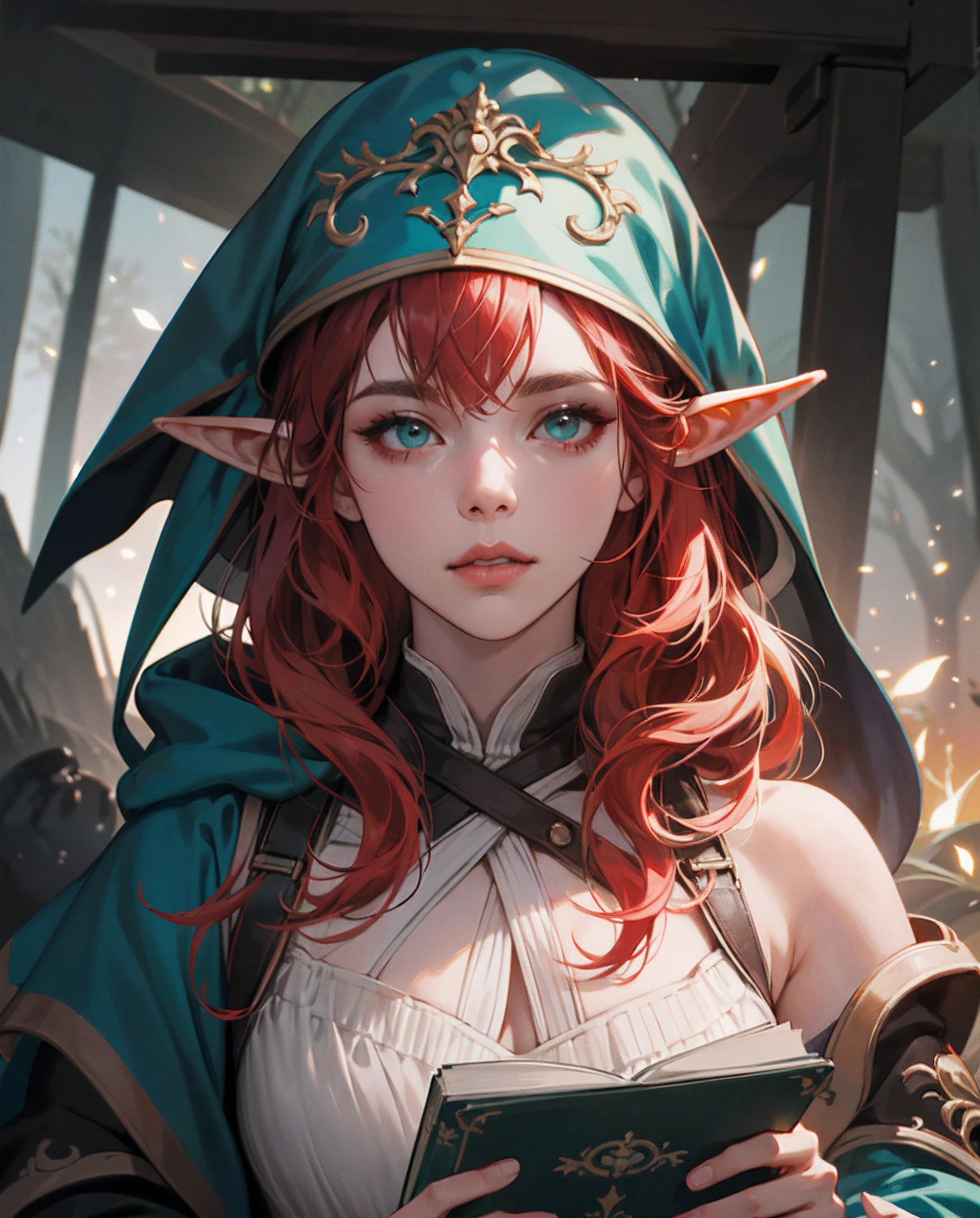 gnome, green, female, red hair, pretty eyes, and white skinArte colorida RAW de alto detalhe, animification, red hair with braids, hazelnut eyes, pele branca, ((Emma Stone as an elf in the redwood forest)), retrato, orelhas de elfo, ((estilo cartoon)), ((Lord of the Rings) ), (bashful), mistic, elegante, rosto lindo, vestido de seda verde com capuz, Elven Forest, (pele detalhada, textura da pele), elfo, magical ambiance, (Muscle), (pele detalhada, textura da pele), detalhes intricados, detalhes finos , hiperdetalhado, ray tracing, Subsurface dispersion, lighting soft fuzzy, profundidade de campo rasa, por (Oliver Wetter) Atey Ghailan, por Jeremy Mann, Greg Manchess, Antonio Moro, trending on ArtStation, trend at CGSociety, Intrincado, Alto Detalhe, foco nítido , Dramatic and photorealistic painting art by Midjourney and Greg Rutkowski, bokeh no fundo, arco e flecha, lobos, melhor qualidade, obra-prima, retrato close up, 1girl, elven armor, dark hood over head, ao ar livre, natureza, deserto, olhar para o espectador, estilo modelshoot, Award-winning digital art by an Elven woman Ranger, totalmente vestida, em uma vila de fantasia, d&d, obra-prima, melhor qualidade, alto contraste, soft-lighting, retroiluminação, florescer, brilhos leves, chromatic aberration, suave, foco nítido, chubby, plump, curvilinea
INFO
Tamanho
1360X2048
Data
Jun 28, 2023
Kind
Upscale
DreamShaper
Comment(0)
Add Comment
Related recommendations