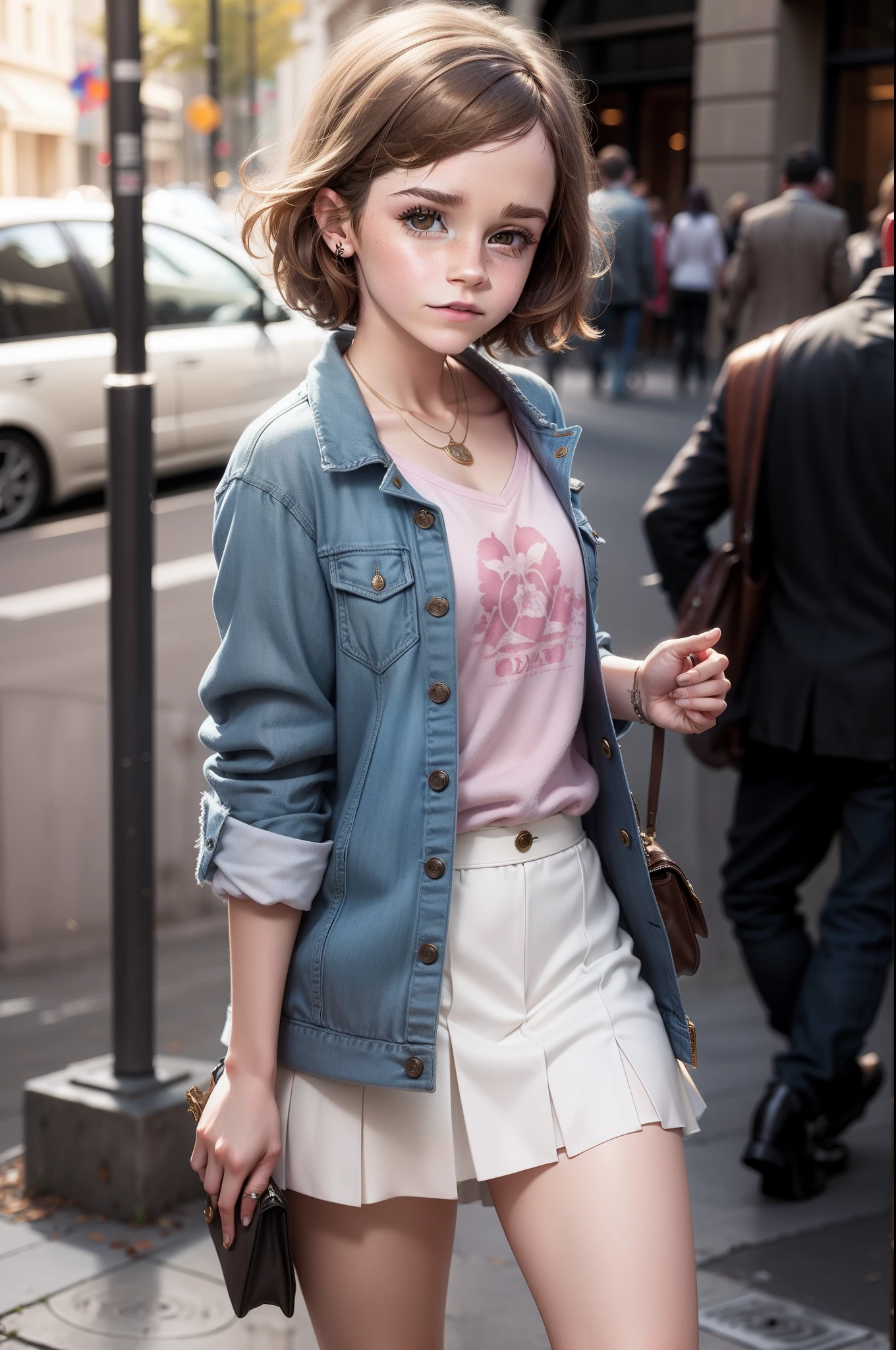 tween Emma Watson dressed in 2010's clothes