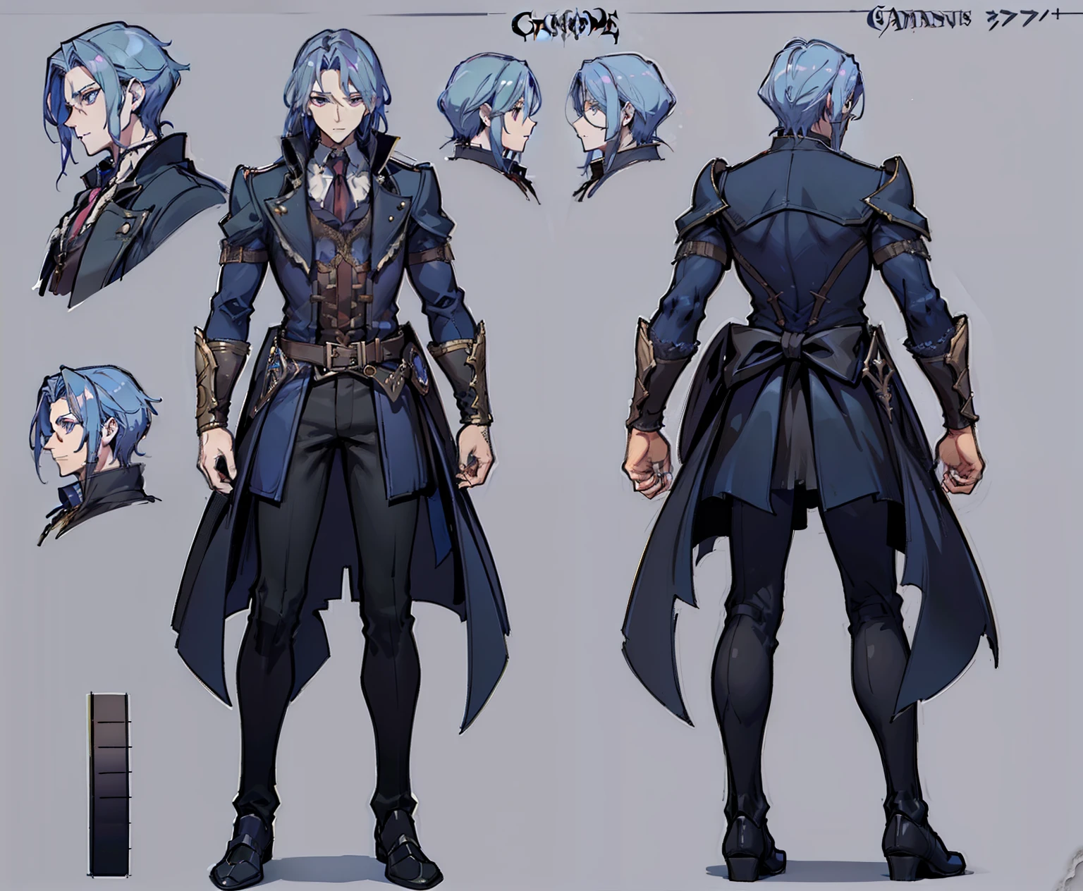 1homme, reference sheet, (Conception de personnages fantastiques, Angles avant, Rear angles) Castlevania Lord of the shadows hyper realistic super detailed . (Masterpiece:1.2), (Best quality:1.3).