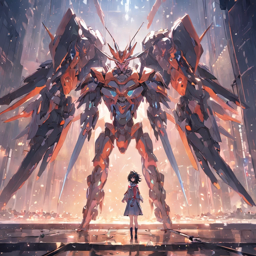 two individual mechas::2, giants::2, realistic photograph, ultra detailed photography::2, two drones::2, robot one is looking broken::3, Standing on the floor next to, robot two a majestic butterfly::3, Standing on the floor next to the drones, a New York Subway Platform, detailed face and full body, dreamy, glowing, glamour, glimmer, shadows, RAW digital photograph, perfect color grading, smooth, ultra high definition, 8k, unreal engine 5, ultra sharp focus, artgerm, loish, sf, intricate artwork masterpiece, ominous, 90mm g-master lens