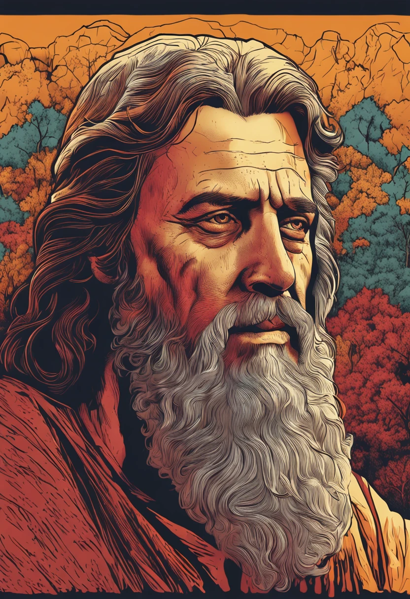jesus cristo,floresta,paisagem iluminada, manto vermemlho ,barba ,ultra realista ,imagem real hd,alta qualidade,corpo inteiro , coroa de espinhos ,mostrando corpo inteiro