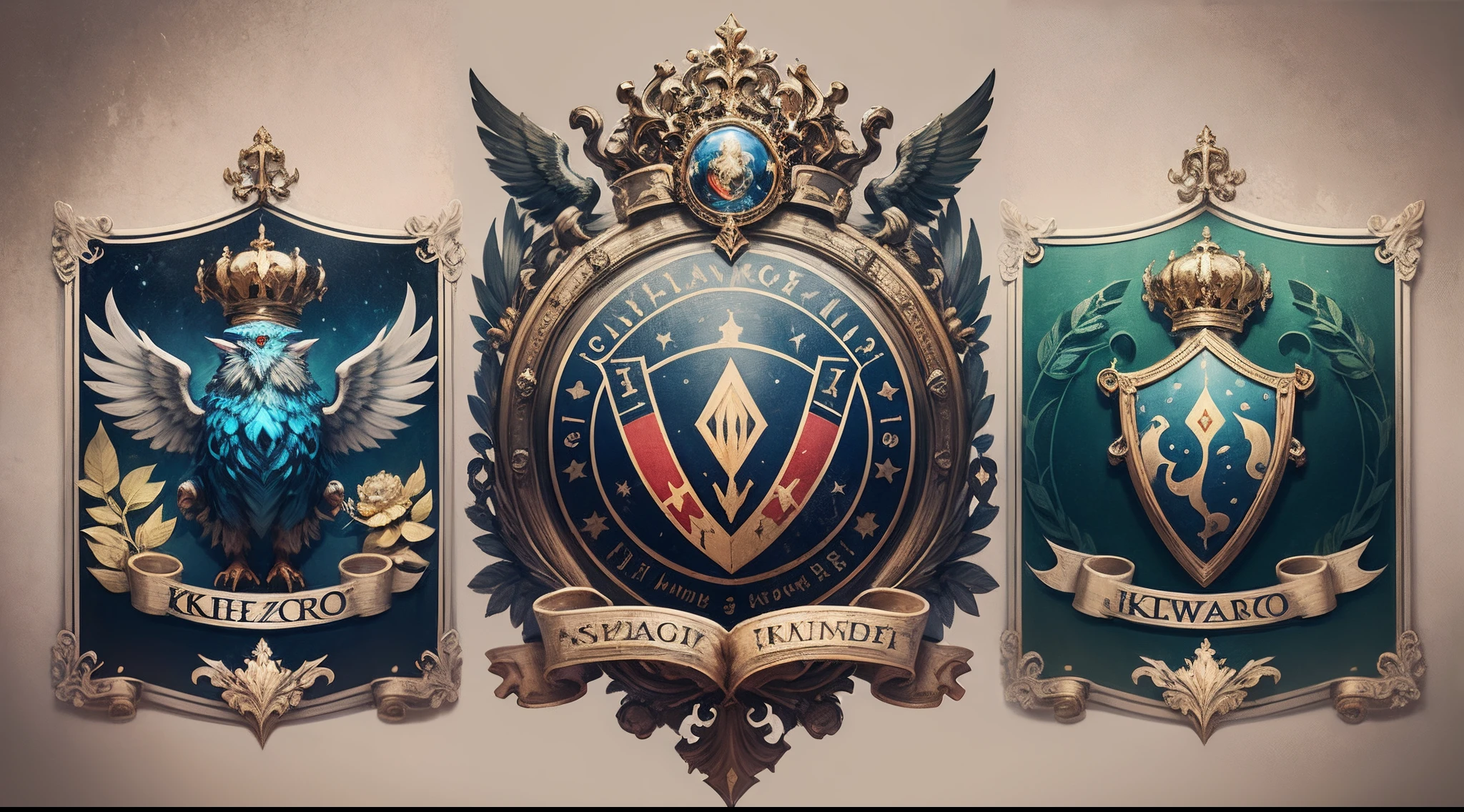 a crest for a knowledge wizards themed team --auto --s2
