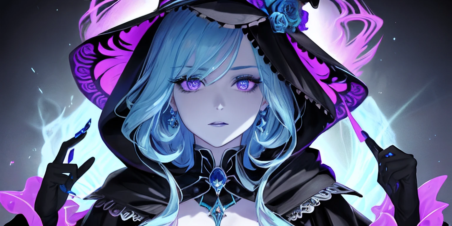 there is a skull with a hood and a hat on it, purple slime, lots of slime, slimy, close-up portrait goddess skull, goddess of death,blue, green slime, saint skeleton queen, queen of death, unreal engine render + a goddess, portrait of the god of death, artstation 4k, the angel of death with a halo, scary queen of death, beautiful male god of death