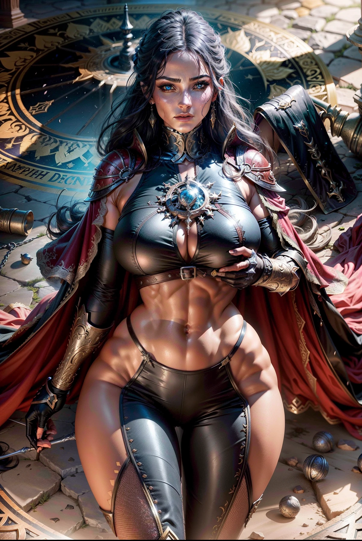 Senhora Cavaleiro,Anatomia correta,epic fantasy digital art,tmasterpiece,8k,high-definition resolution,desenho detalhado,Qulidade Superior,, Epic composition,