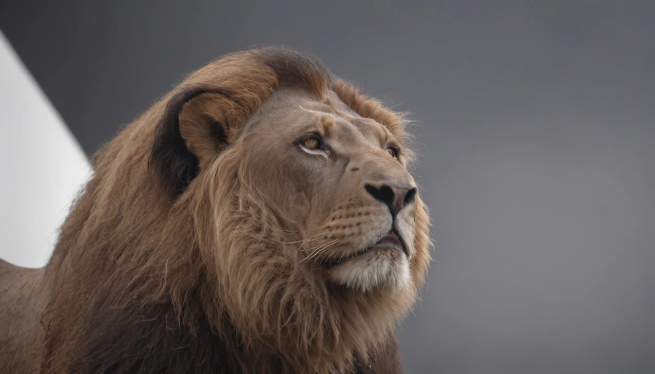 closeup on Noah next to the ark, Dark sky and many animals around the ark, ultrarrealista | |