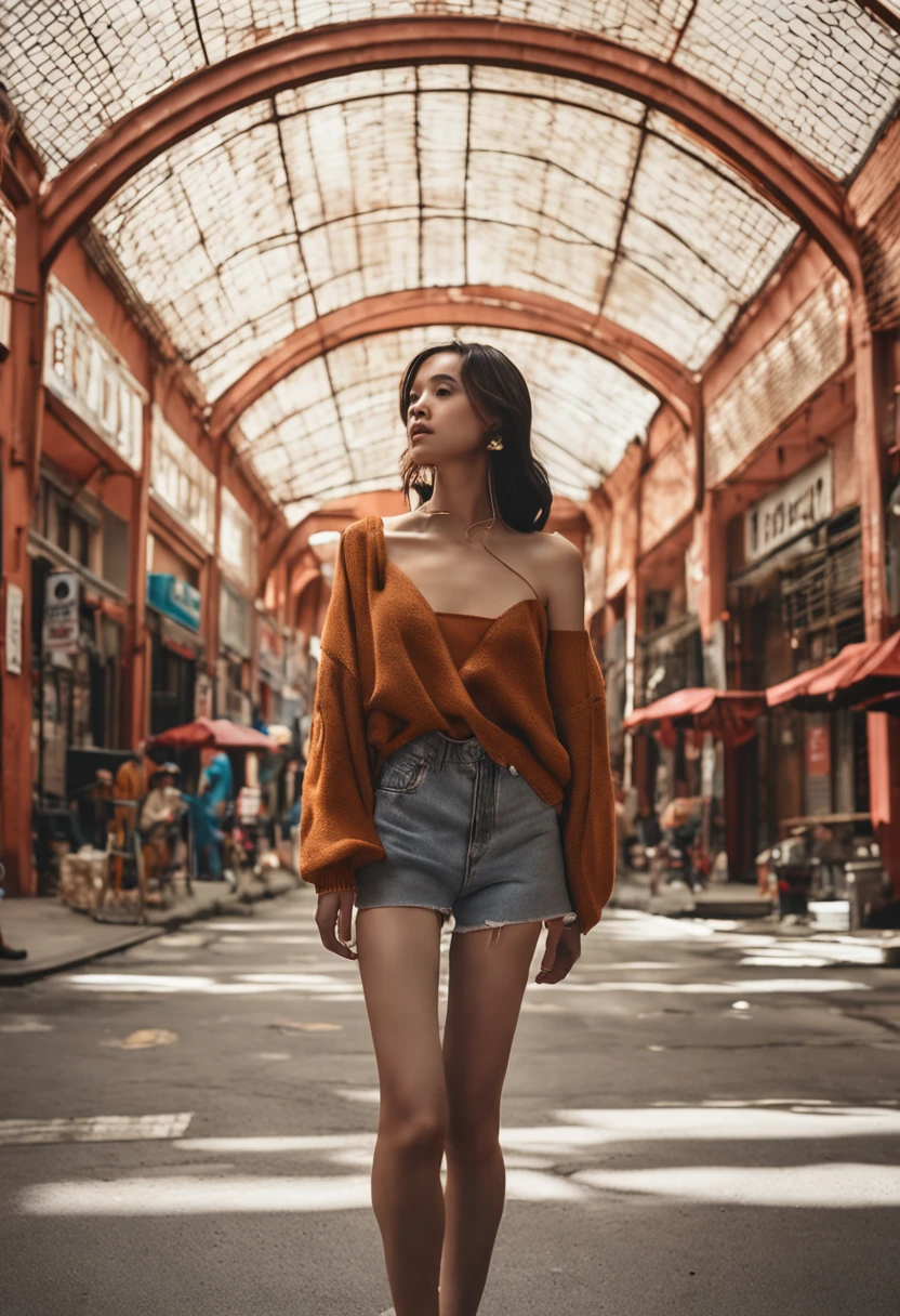 beauttiful asian model, medium length hair, basketball uniform, 8k, portrait shot, front facing, detailed, brown beatiful eyes, model face, emma watson,