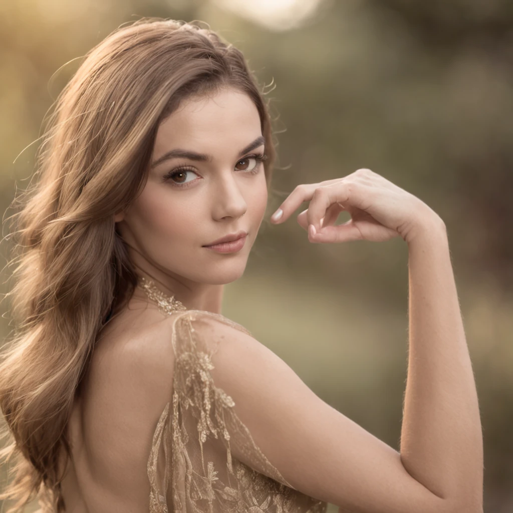 mulher linda com expresao assustada
