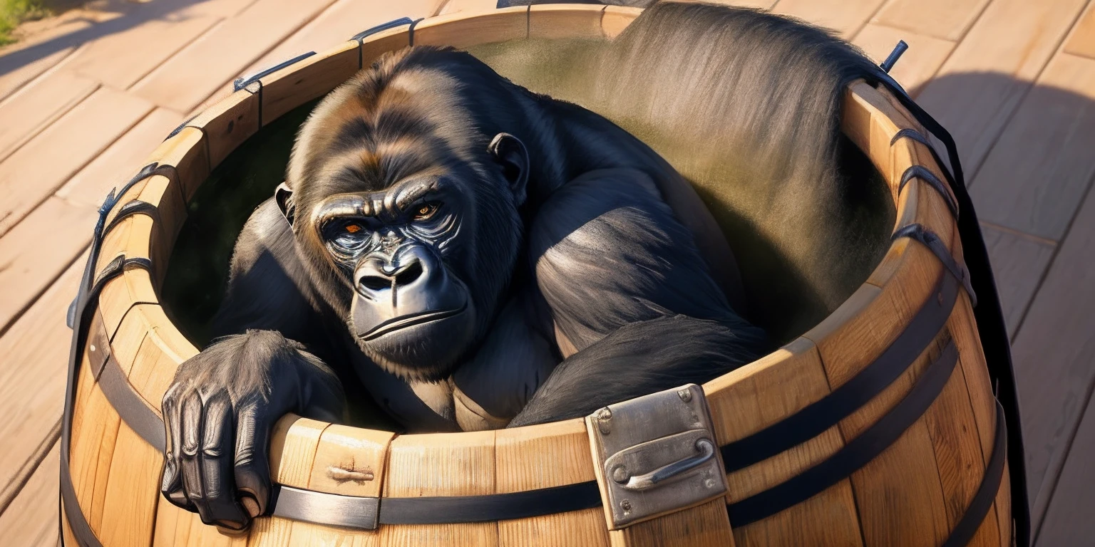 Barrel of gorillas