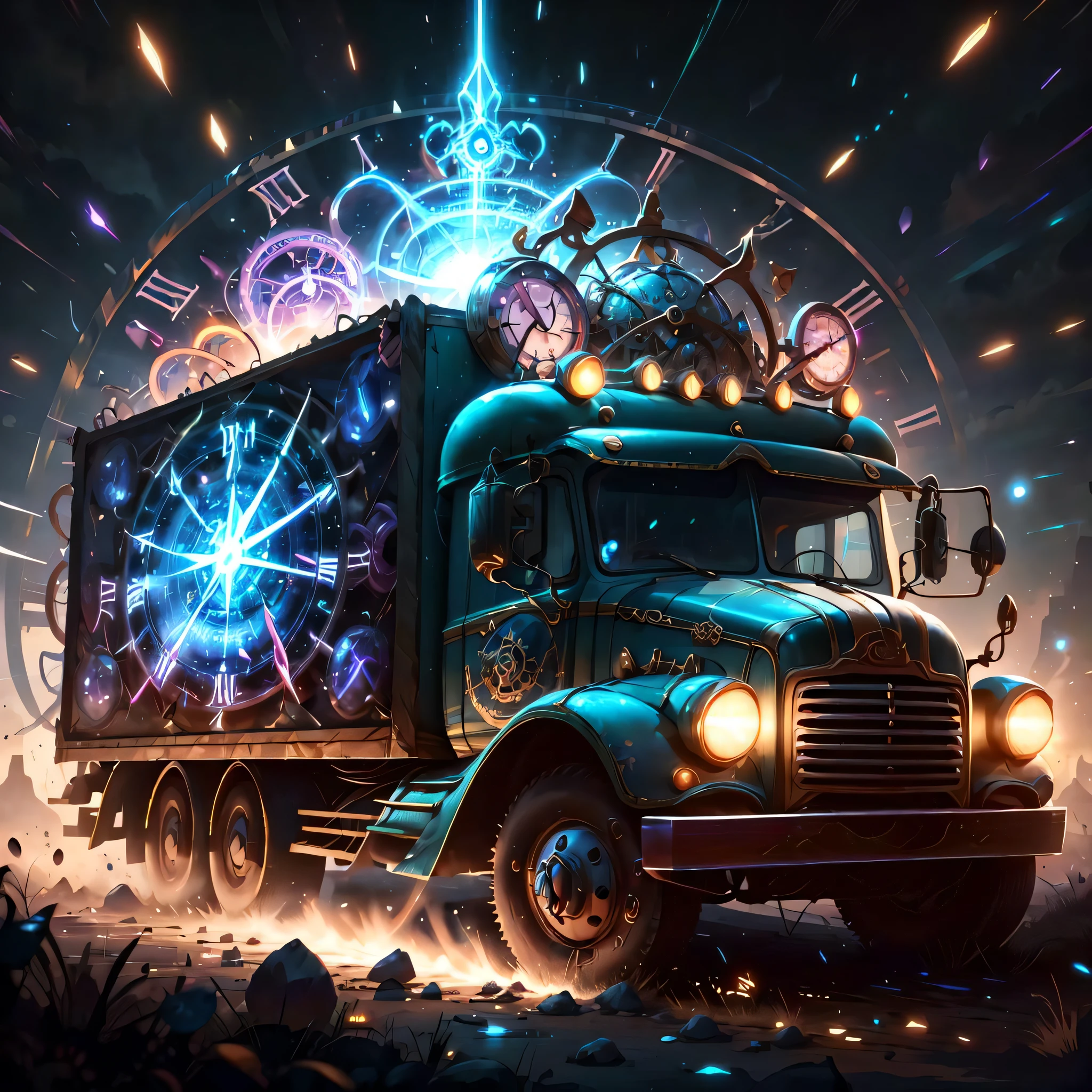 ChronomancyAI
truck , detailed, intricate