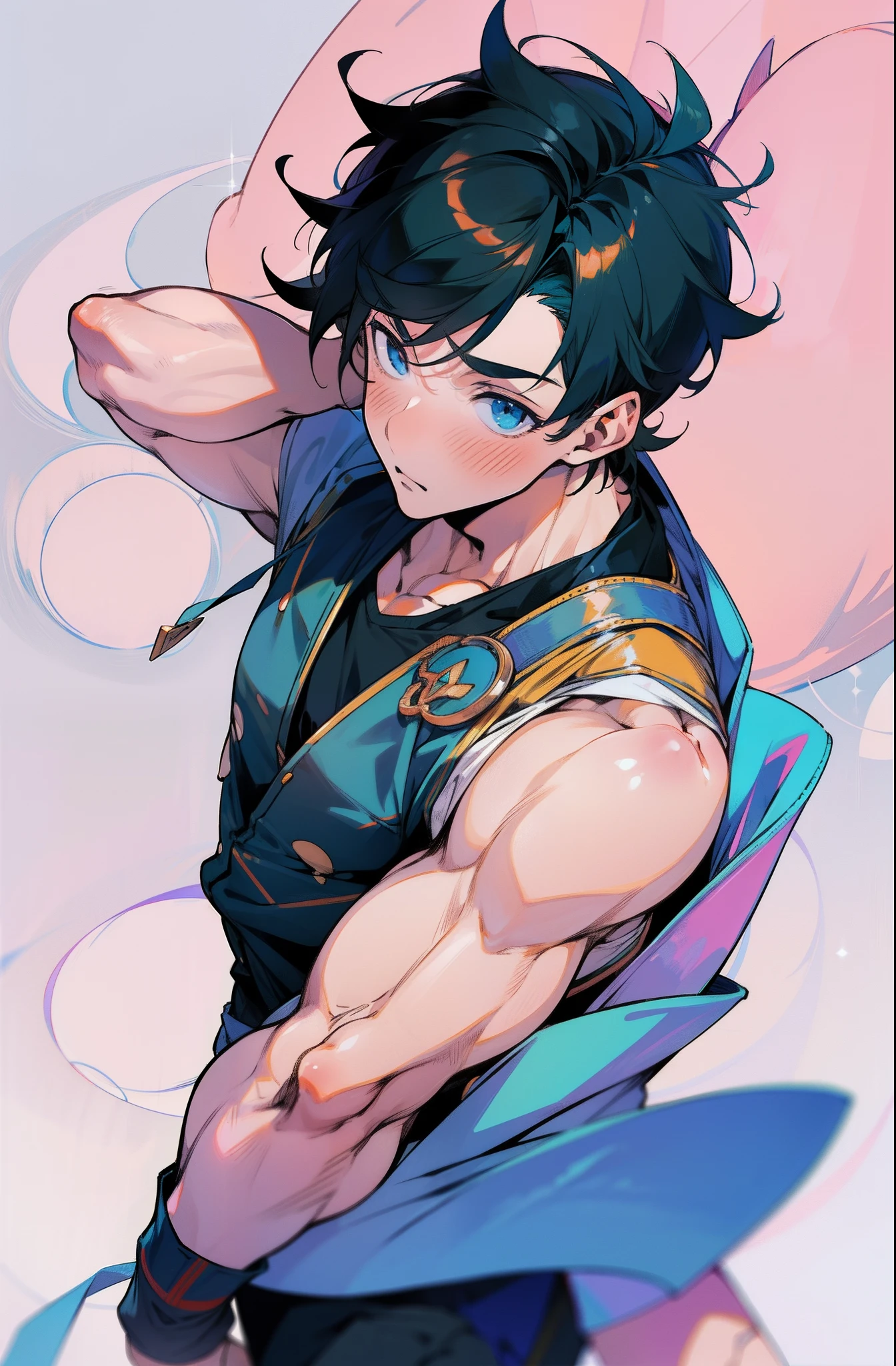 (1st grade,masculino), de anime musculoso