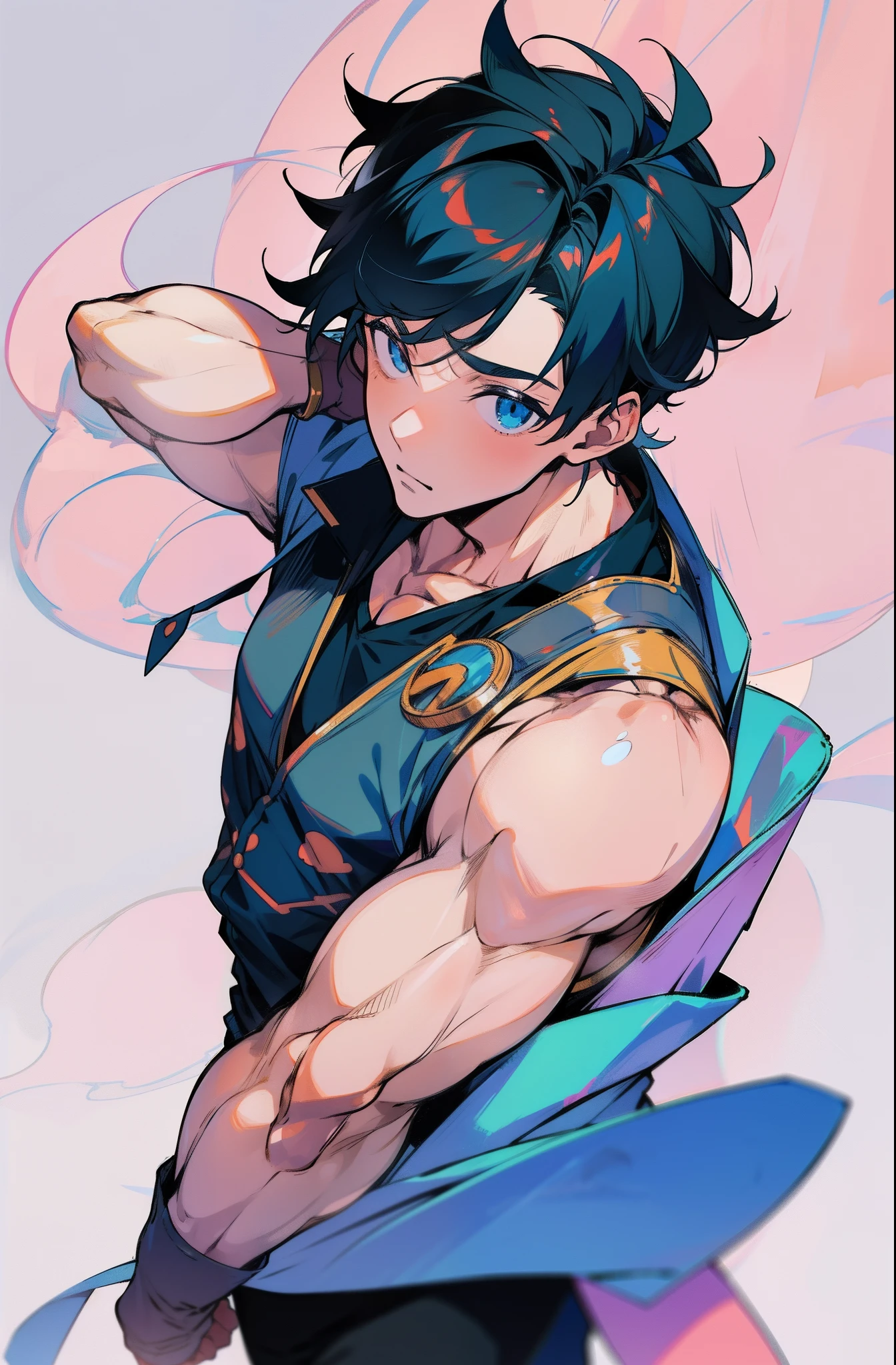 (1st grade,masculino), de anime musculoso