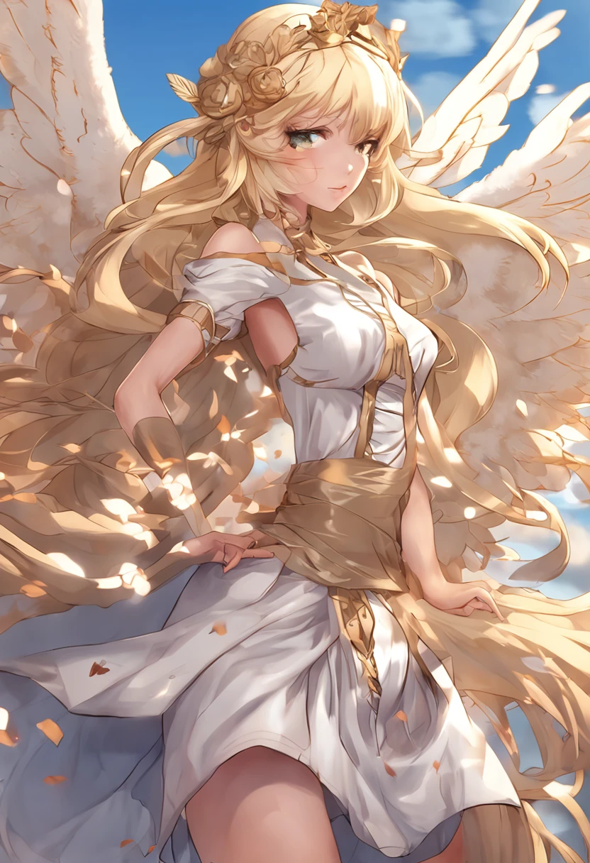 "((angelic blonde seductive anime girl))"