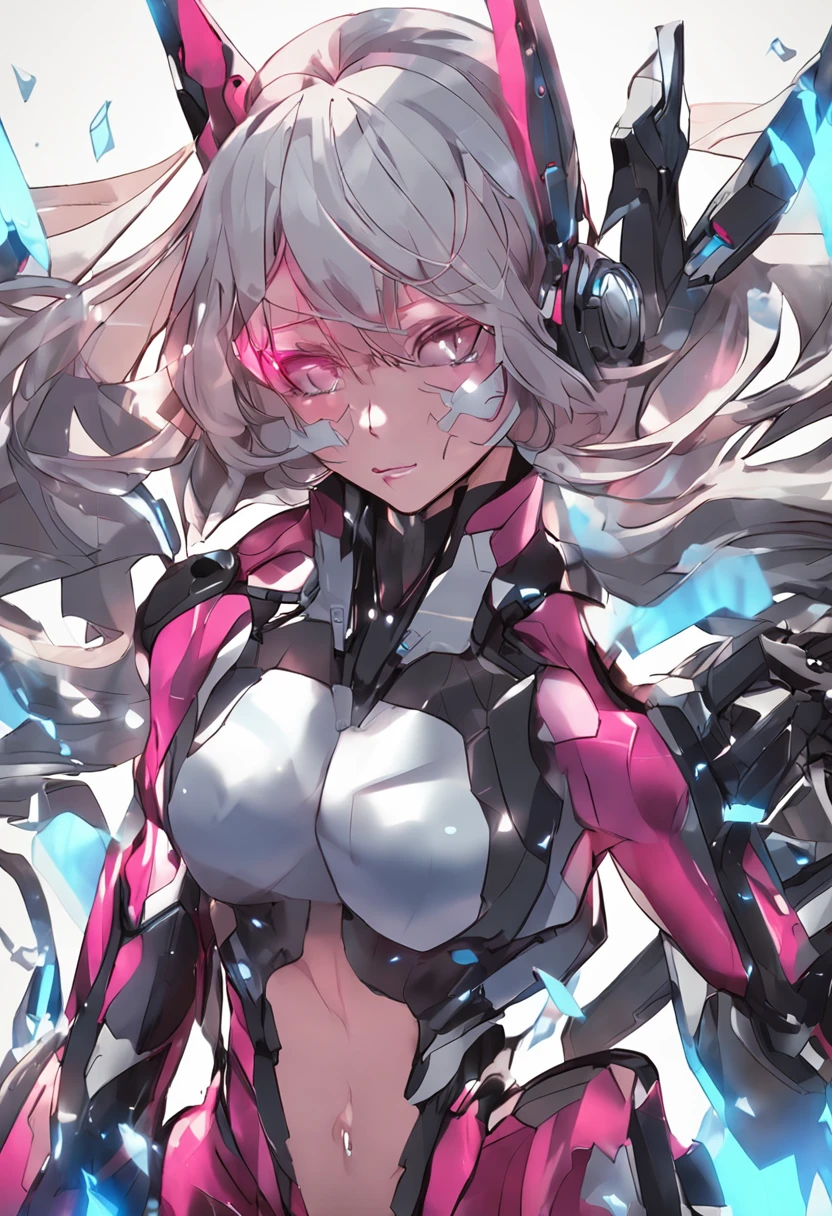 爆乳,fullbody,Transformation Heroine,During transformation,Transformation Scene,glamorous,cyber suit
