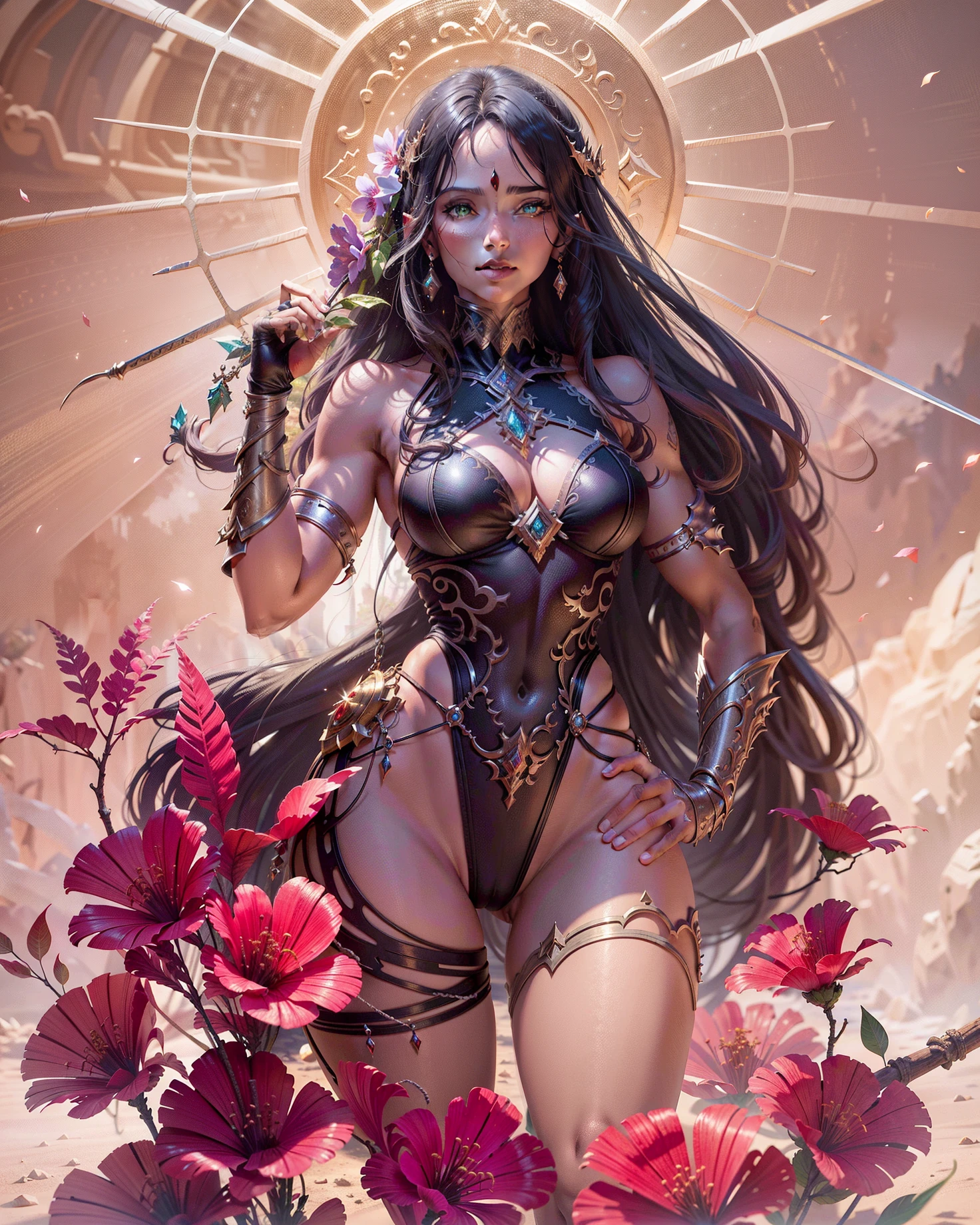 Senhora Cavaleiro,Anatomia correta,epic fantasy digital art,tmasterpiece,8k,high-definition resolution,desenho detalhado,Qulidade Superior,, Epic composition,