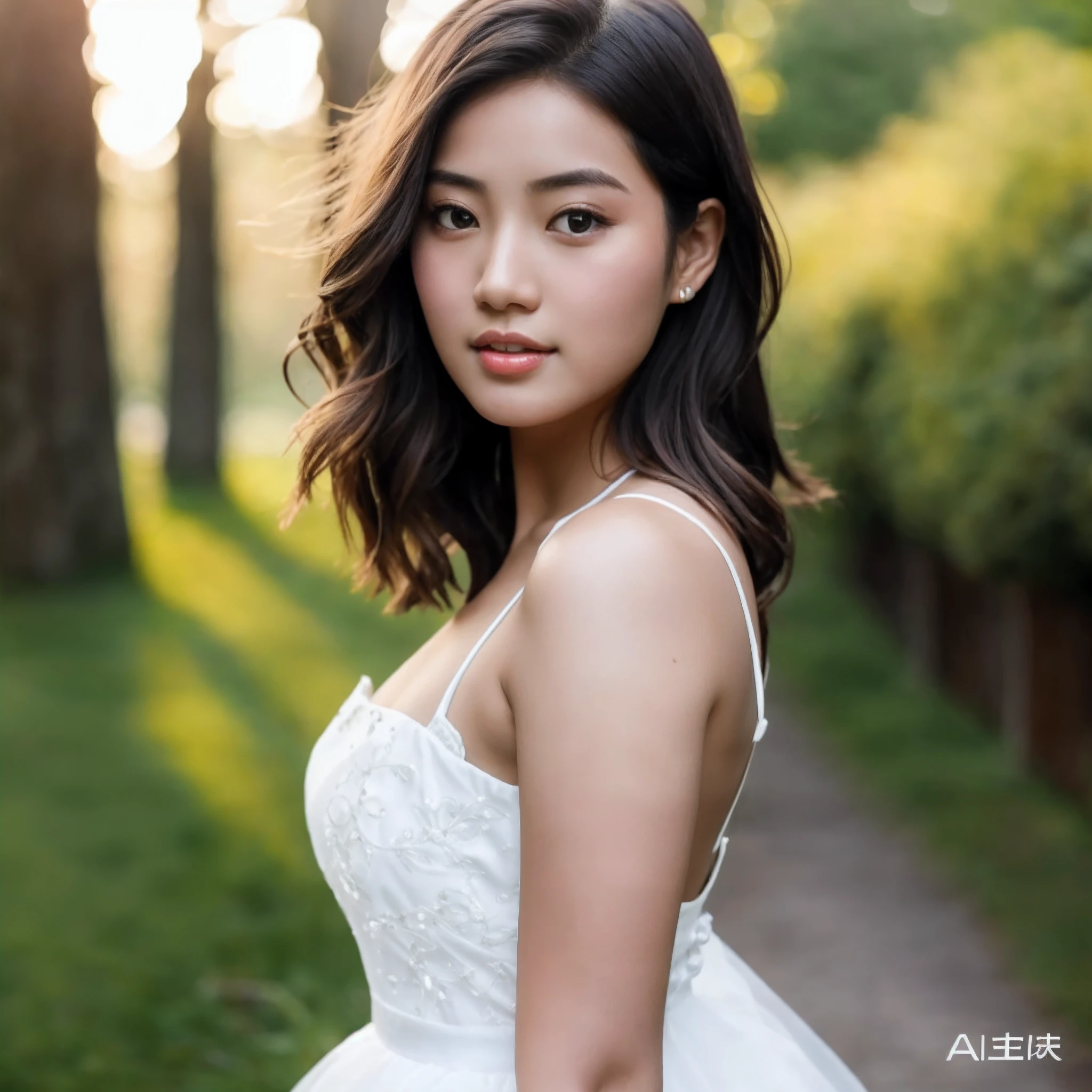 arafed woman in a white dress posing for a picture, 50 mm lens photo portrait, 60mm portrait, dslr 5 0 mm portrait photo, 7 0 mm portrait, young beautiful woman, a beautiful woman in white aodai, Beautiful asian woman, Beautiful Asian girl, 50mm portrait, Gorgeous young Korean woman, Beautiful young Korean woman, Beautiful young Asian woman