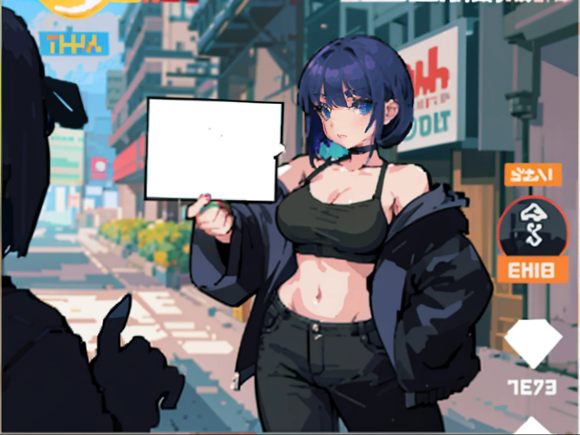 (obra prima、qualidade superior、qualidade superior)、Pixels、Pixel Art、1 、Esbian de corpo inteiro、succubus,coxa,fenda longa,cabelo roxo