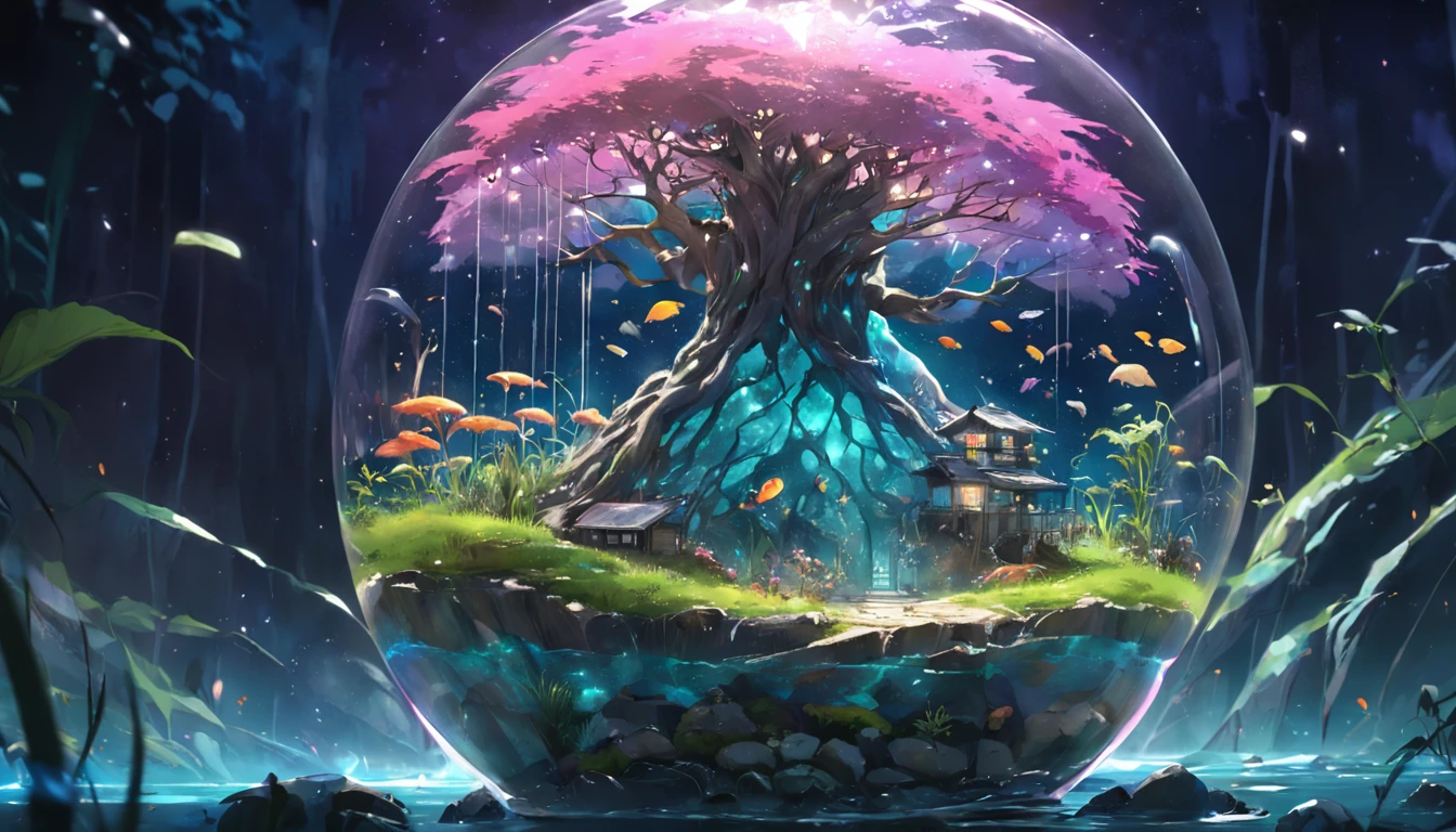 "An amazing ecosystem inside a light bulb"