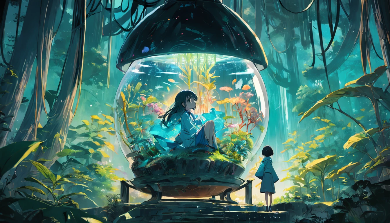 "An amazing ecosystem inside a light bulb"