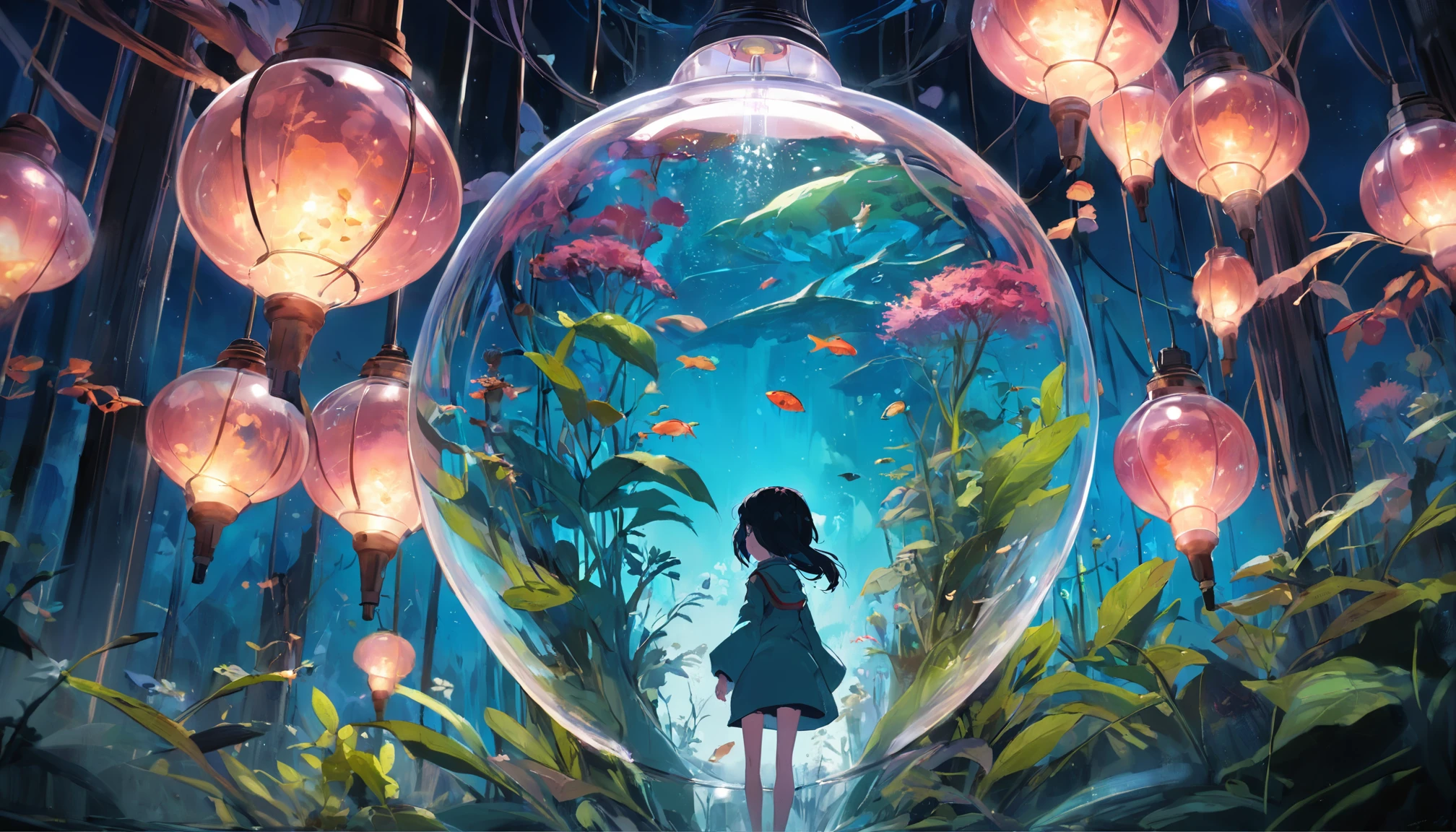 "An amazing ecosystem inside a light bulb"