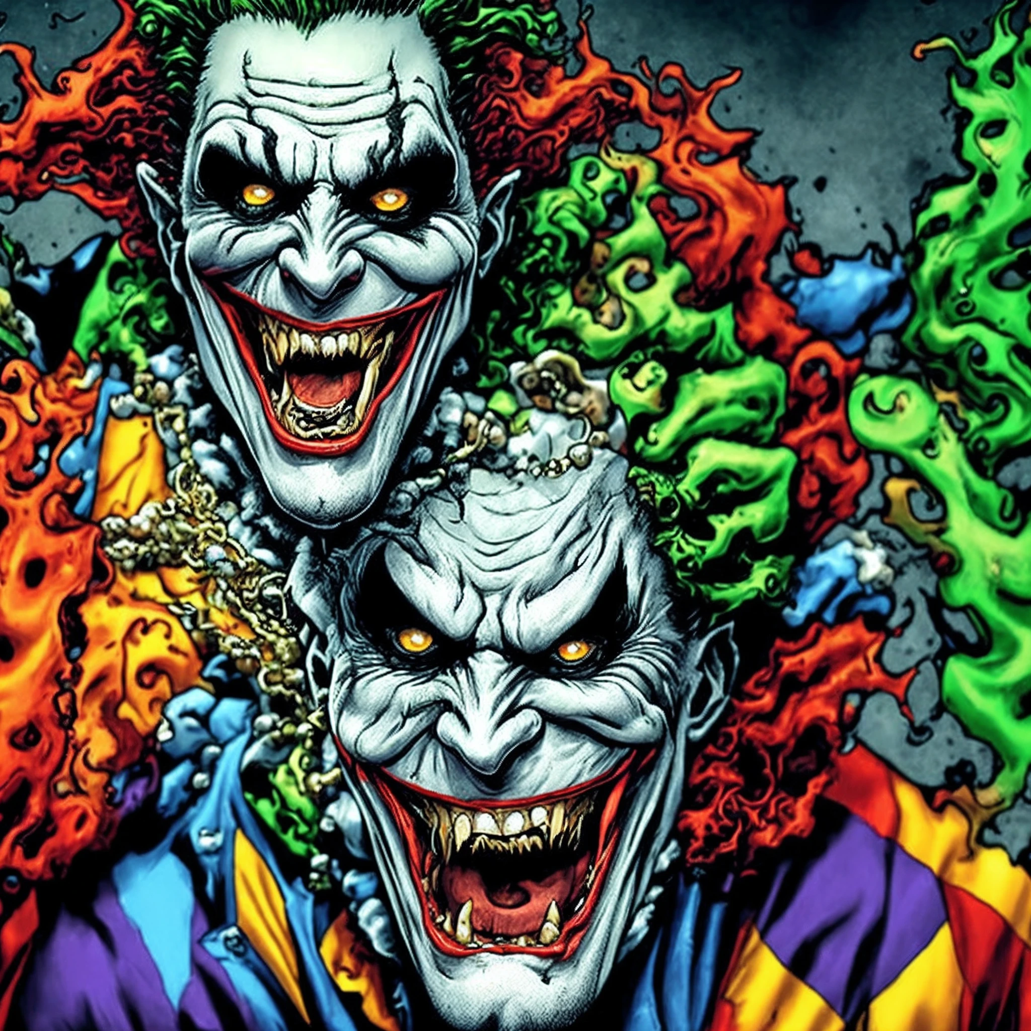 THE JOKER  EVIl SMILE